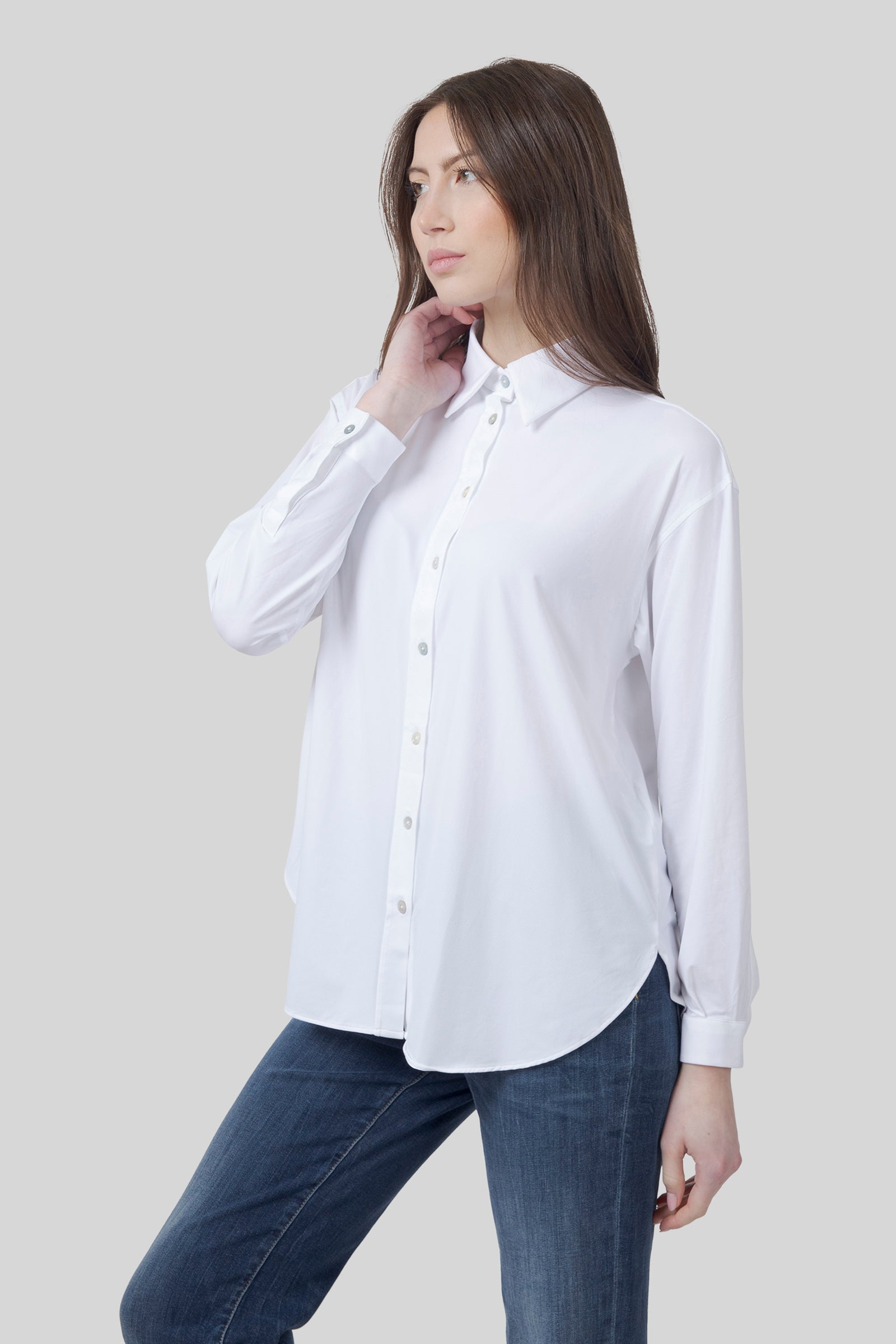Rrd Camicia Oxford Boyfriend Wom Bianco Donna - 6