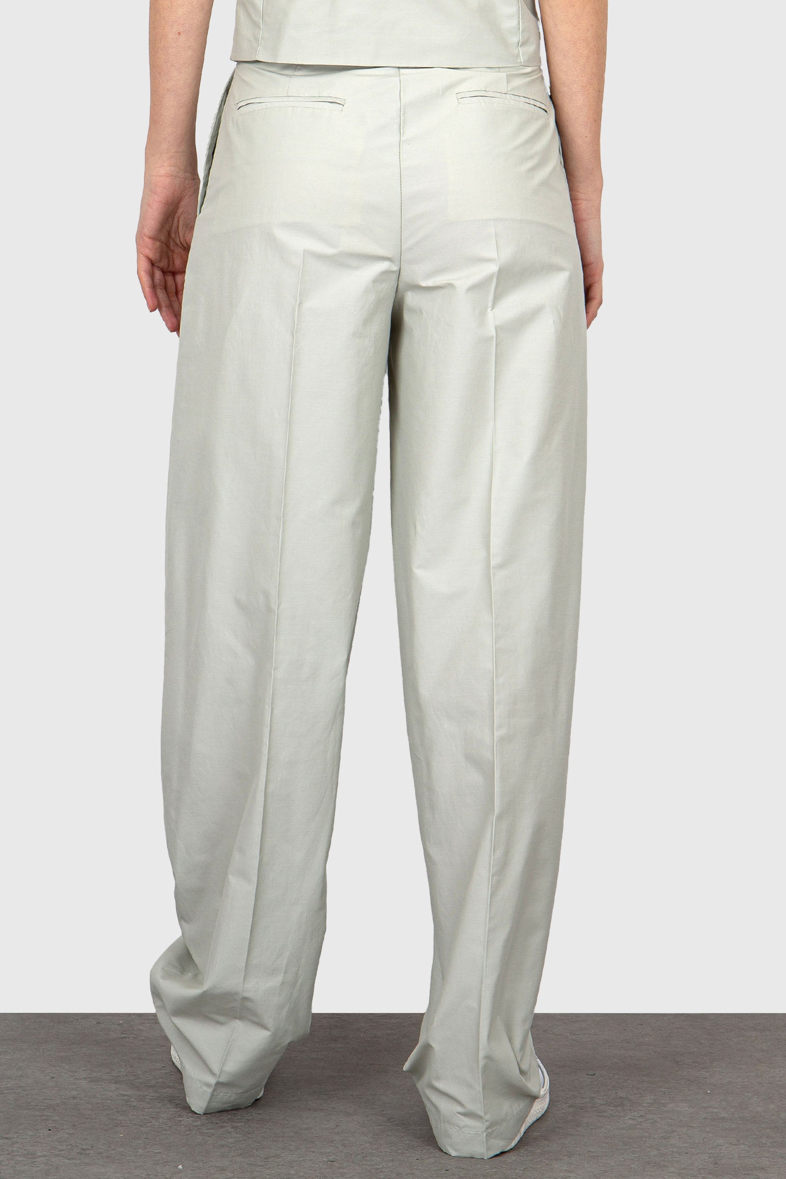 Grifoni Banana Trousers in Ice Cotton - 5