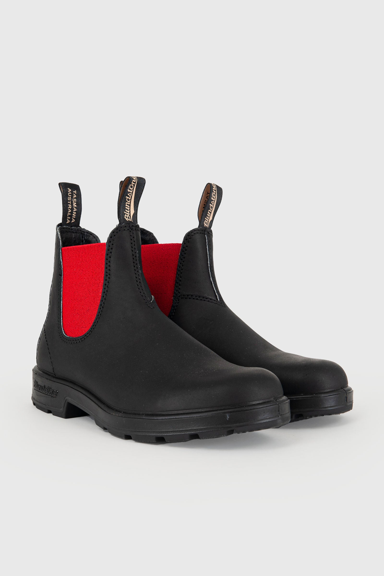 Blundstone Beatle Ankle Boot 508 Leather Black/Red - 3