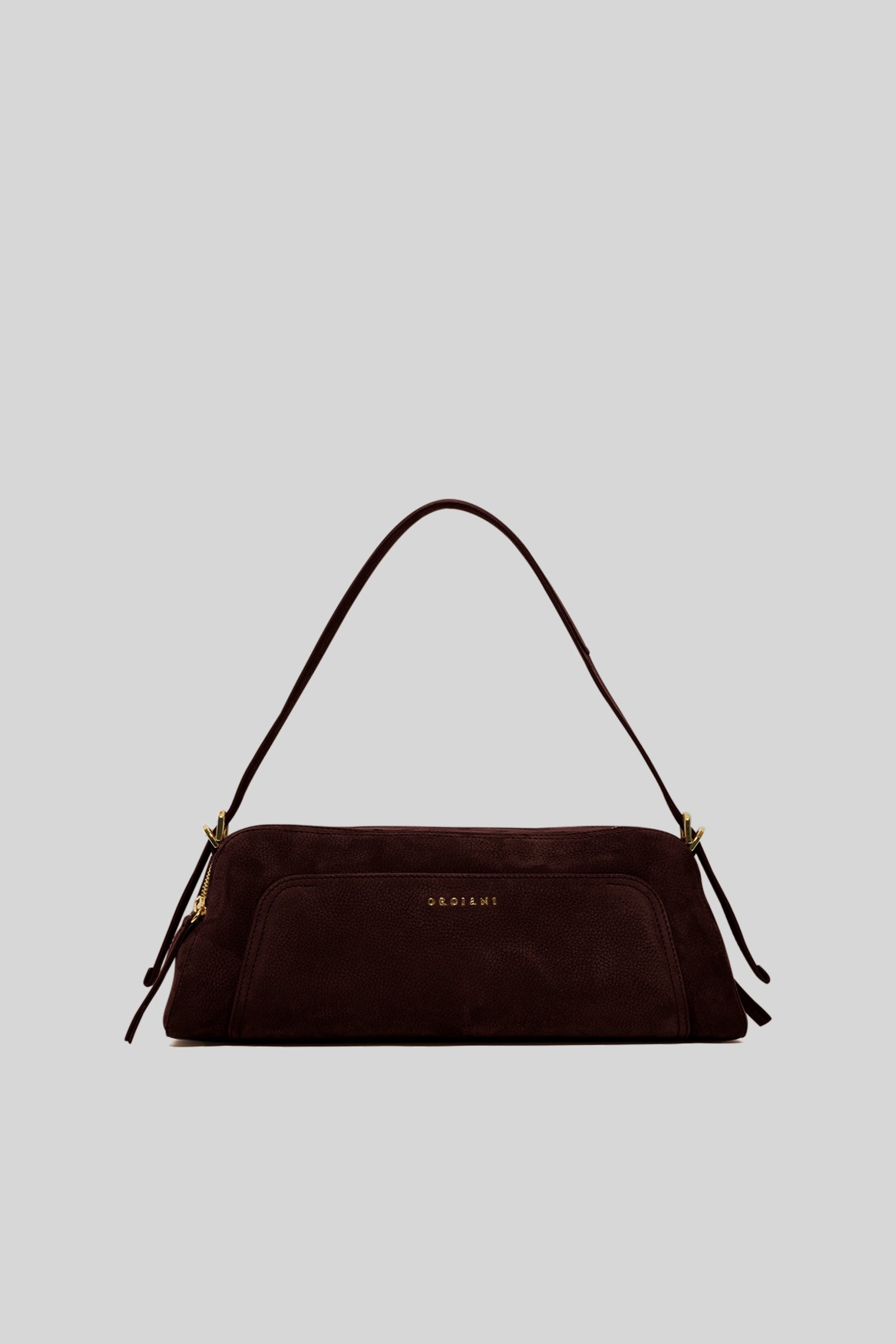 Orciani Borsa The Address 38 In Pelle Nabuk Testa Di Moro Donna - 1