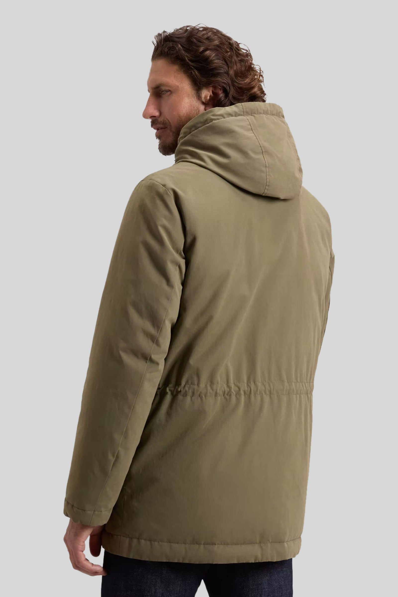 Woolrich Mountain Cloth Parka Verde Chiaro Uomo - 5