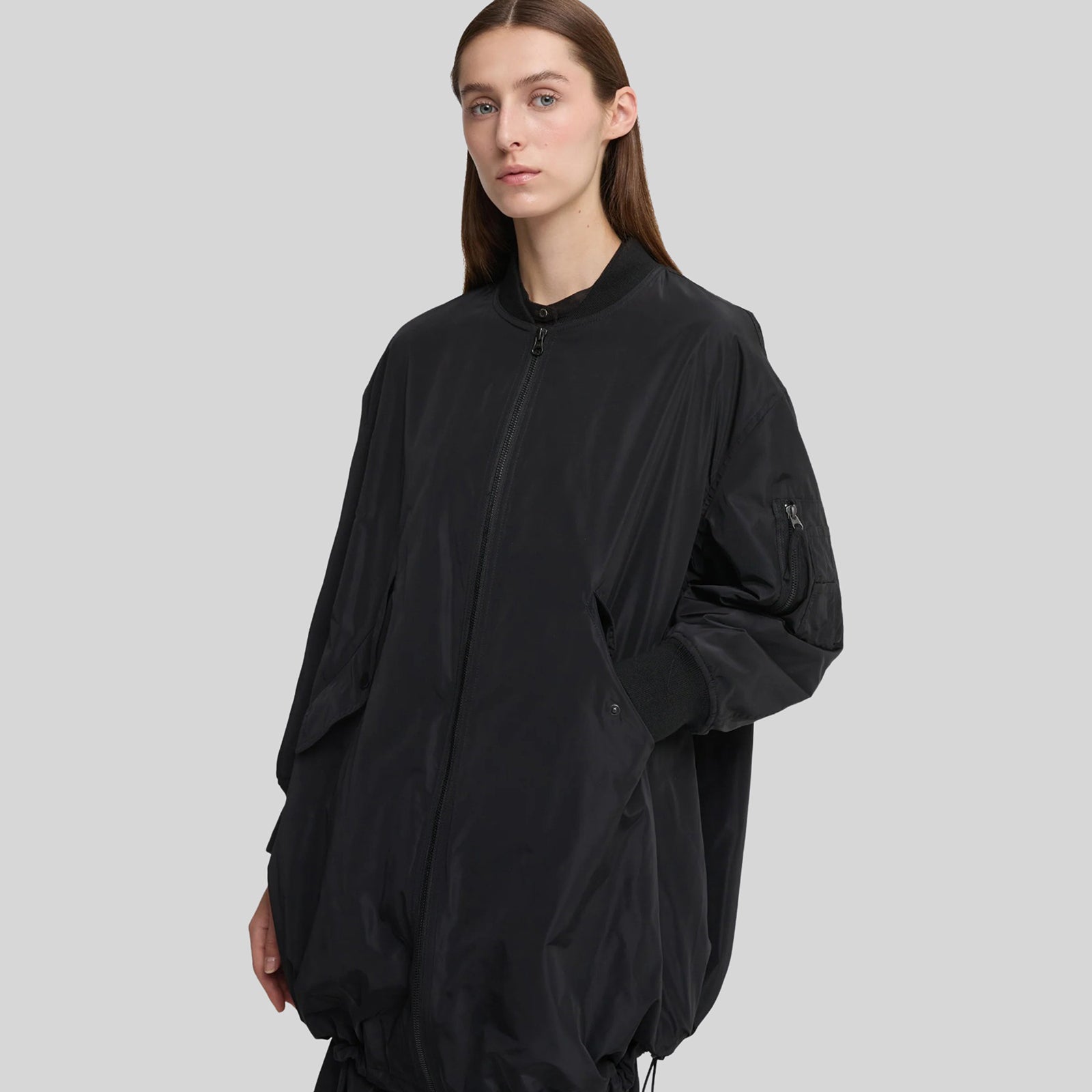Aspesi Bomber In Tessuto Tecnico Con Ovatta Thermore® Nero Donna - 4