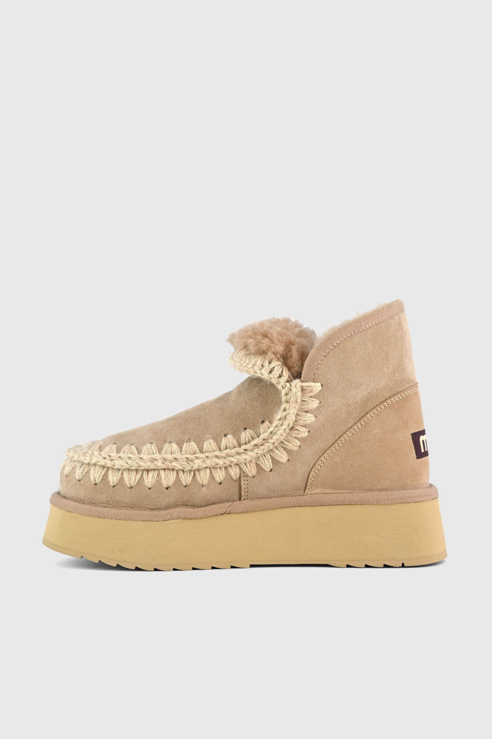 Mou Stivaletto Mini Eskimo Platform Cammello Donna - 5