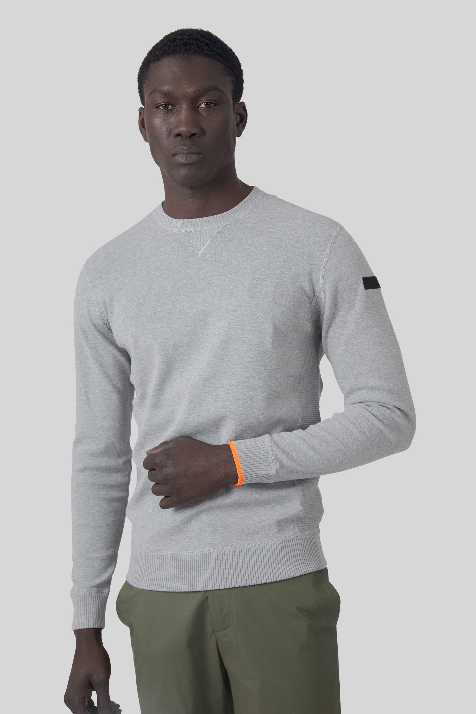 Rrd Fleece Round Knit Grigio Chiaro Uomo - 1