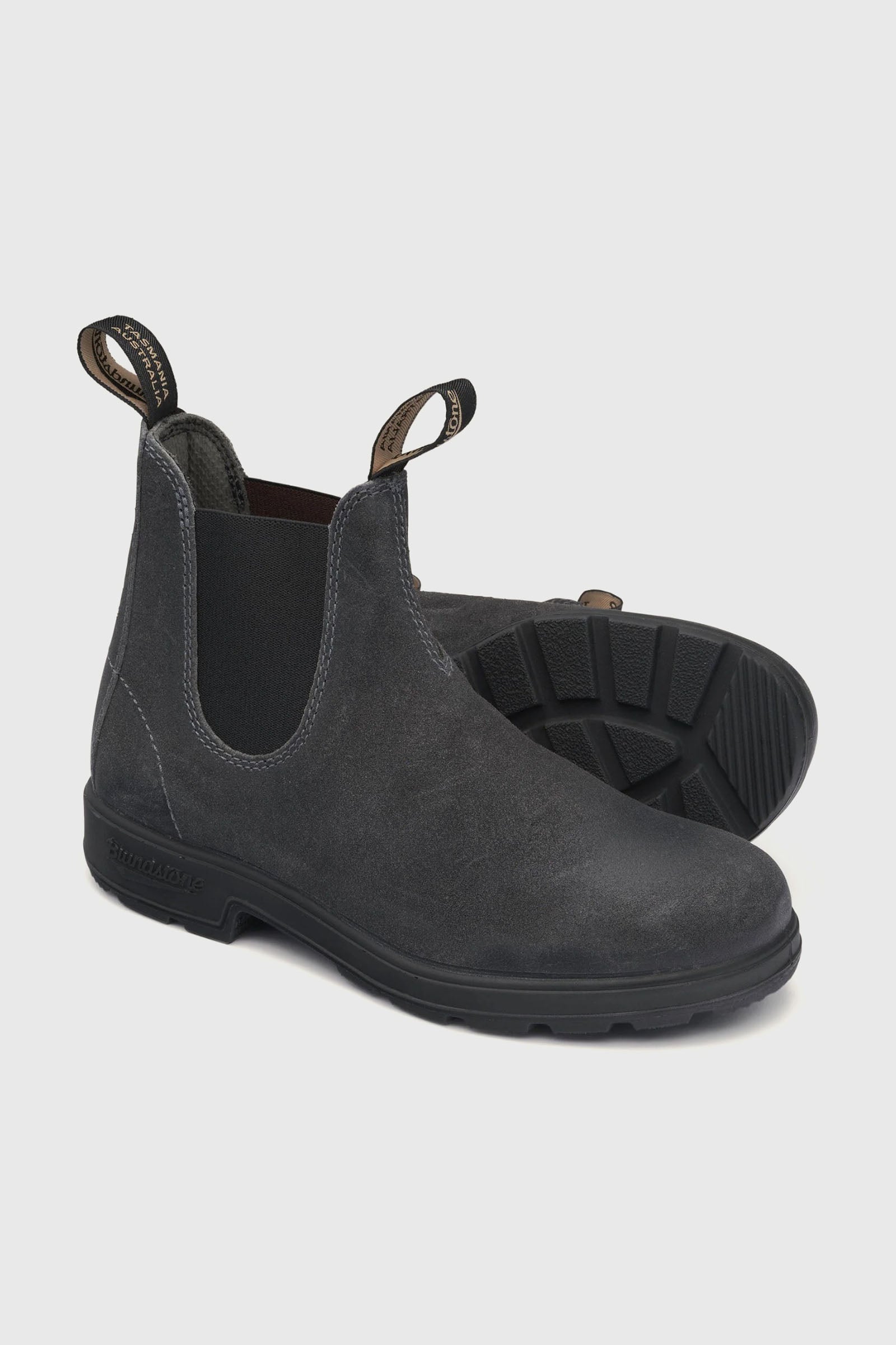 Blundstone Stivaletto Beatle 1910 Steel Grey Waxed Suede Grigio Donna - 2