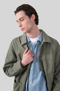 Sebago Overshirt Dorr Herringbone Beige Uomo sebago