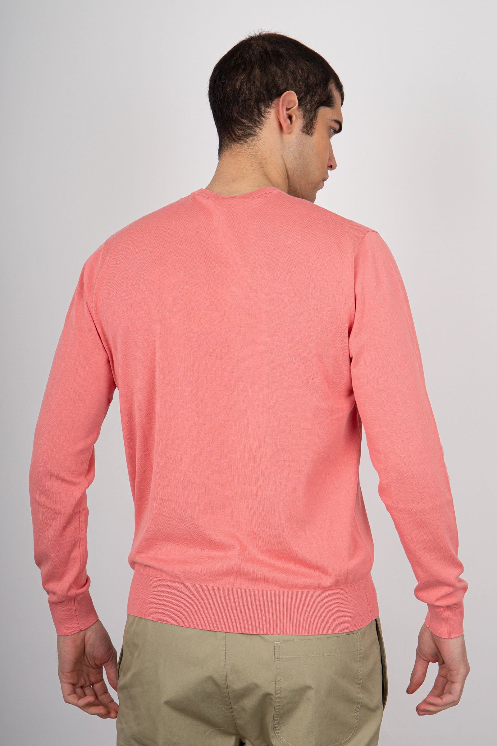 Aspesi Coral Cotton Crewneck Sweater - 4