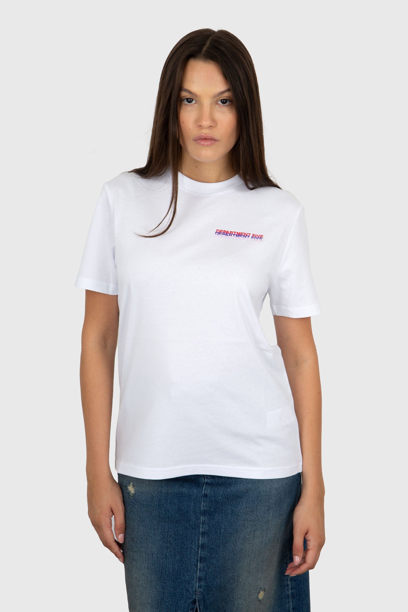 Department Five T-shirt Girocollo Fleur Bianco Donna - 1