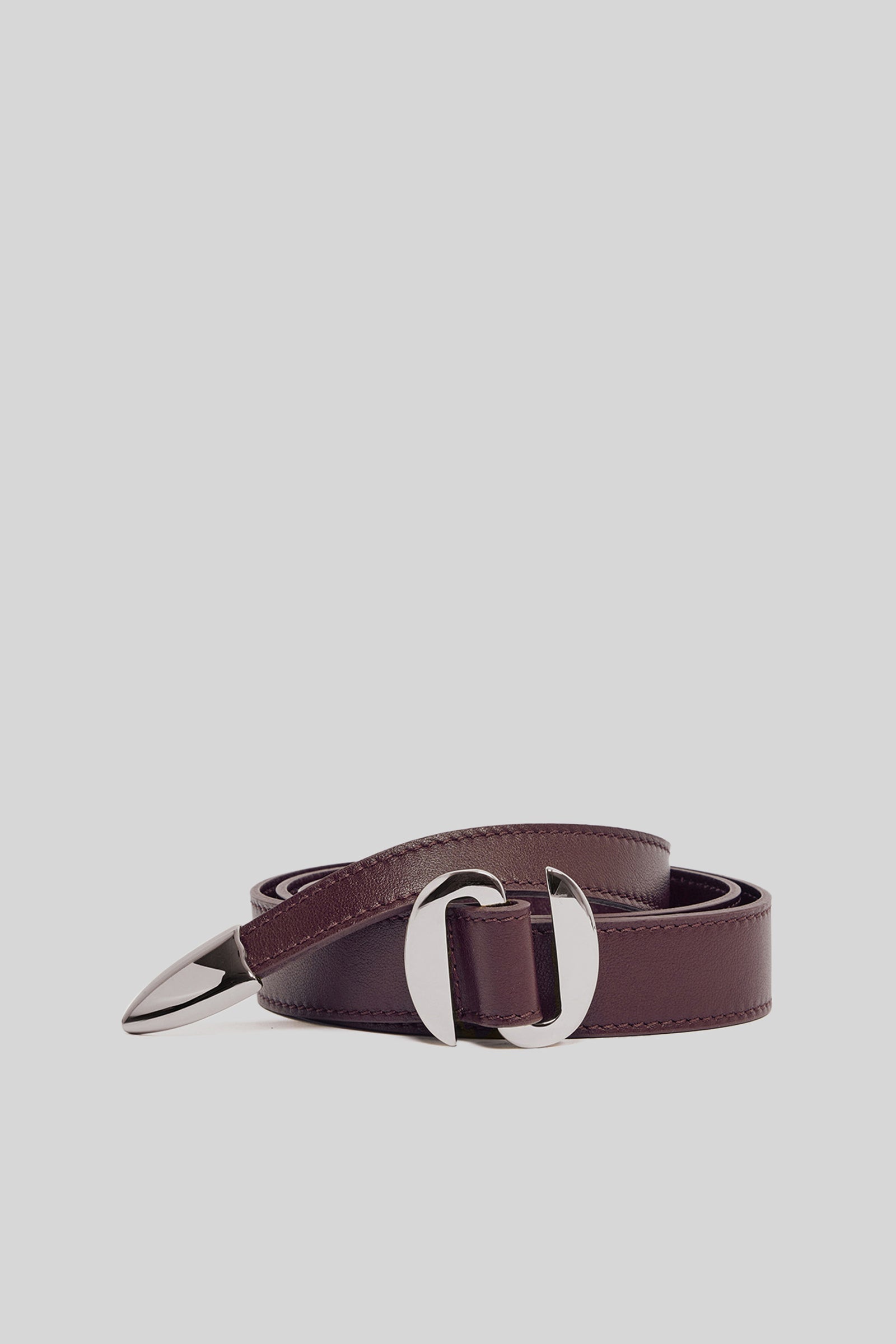 Nappa Long Tip Leather Belt - 1