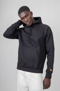 Carhartt Wip Hooded Chase Sweatshirt Nero Uomo carhartt wip