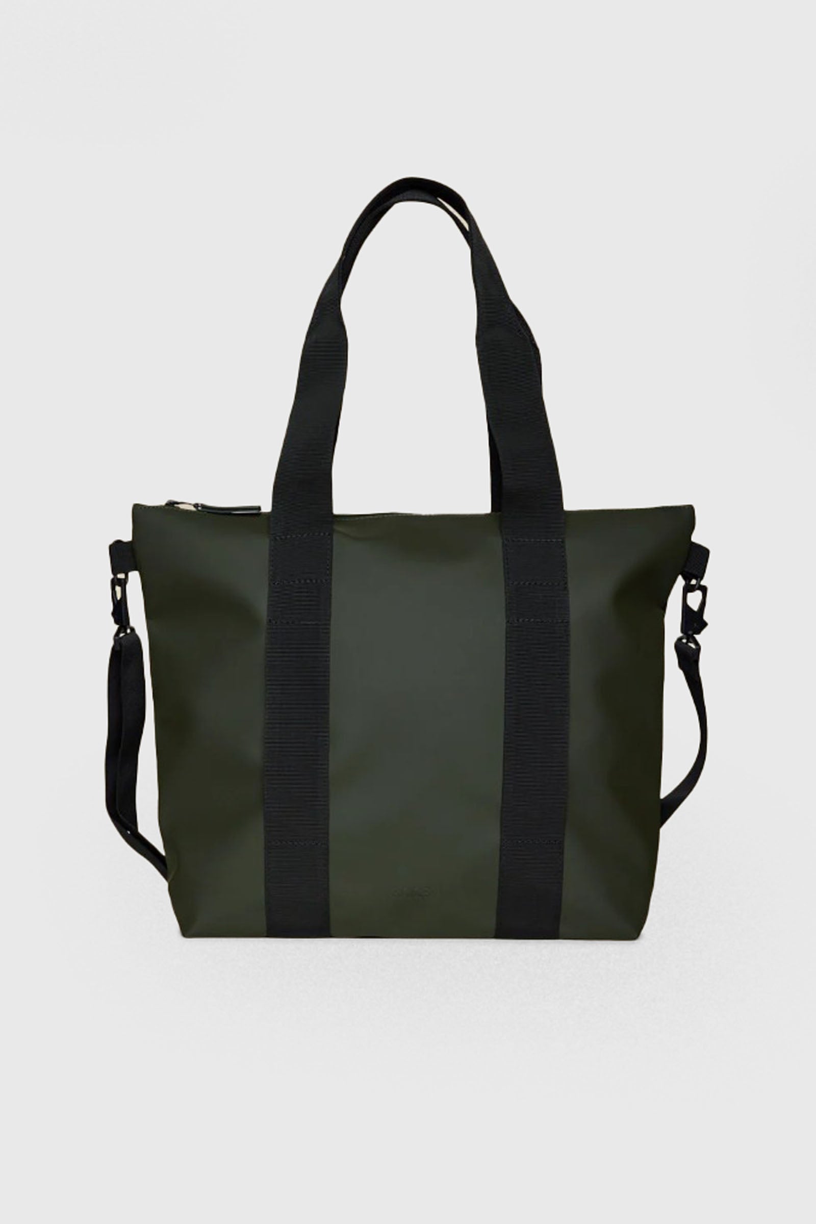 Rains Tote Bag Mini Verde Scuro Unisex - 1