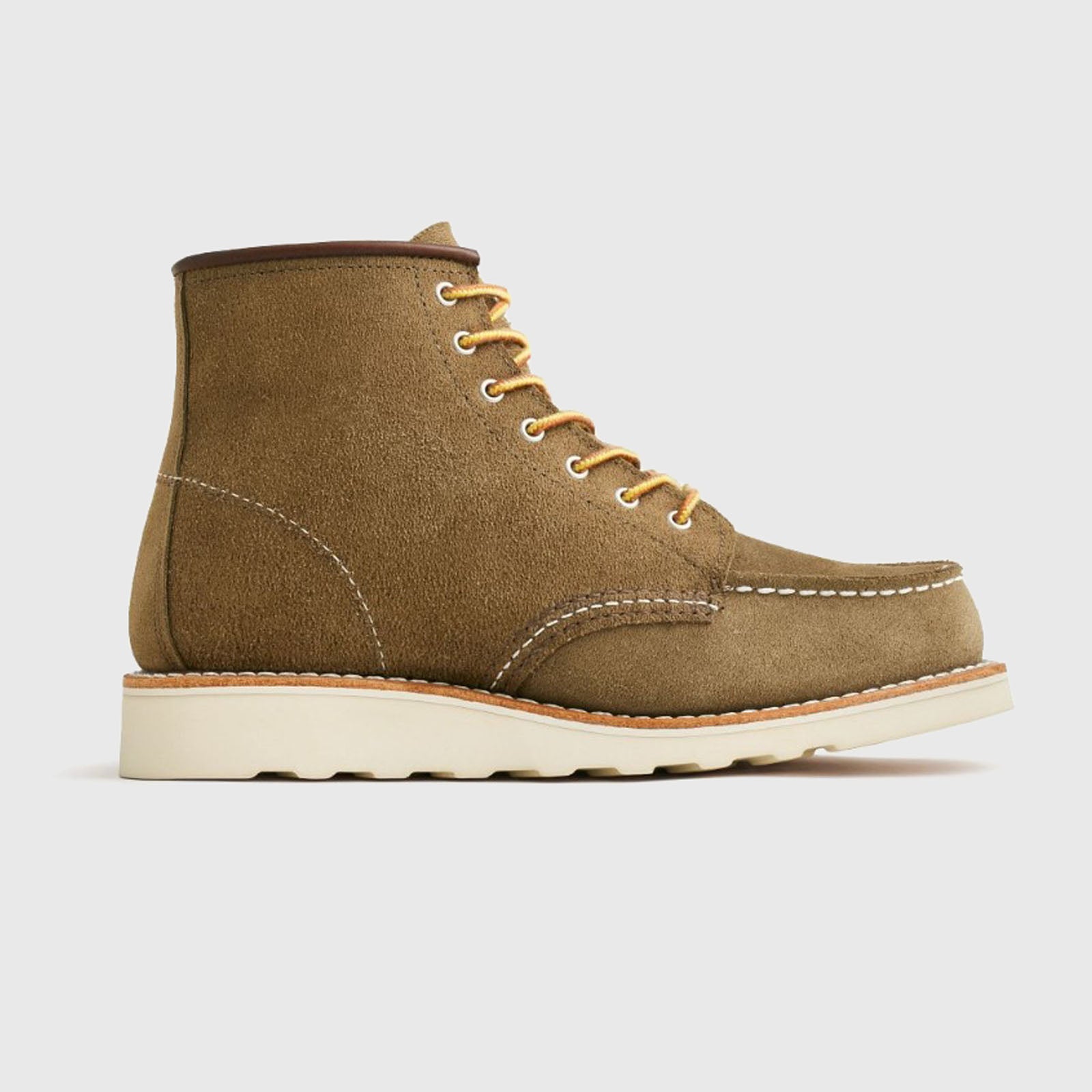 Red Wing Stivaletto 6-inch Classic Moc Toe In Pelle Mohave Verde Oliva Uomo - 7