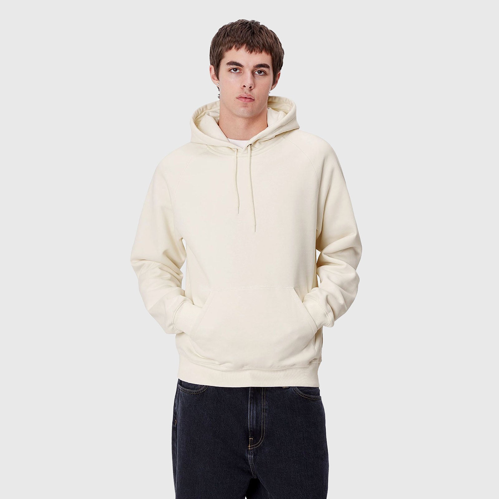 Carhartt Wip Hooded Chase Sweatshirt Bianco Off Uomo - 6