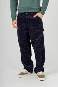 Carhartt Wip Single Knee Pant Corduroy Blu Scuro Uomo carhartt wip