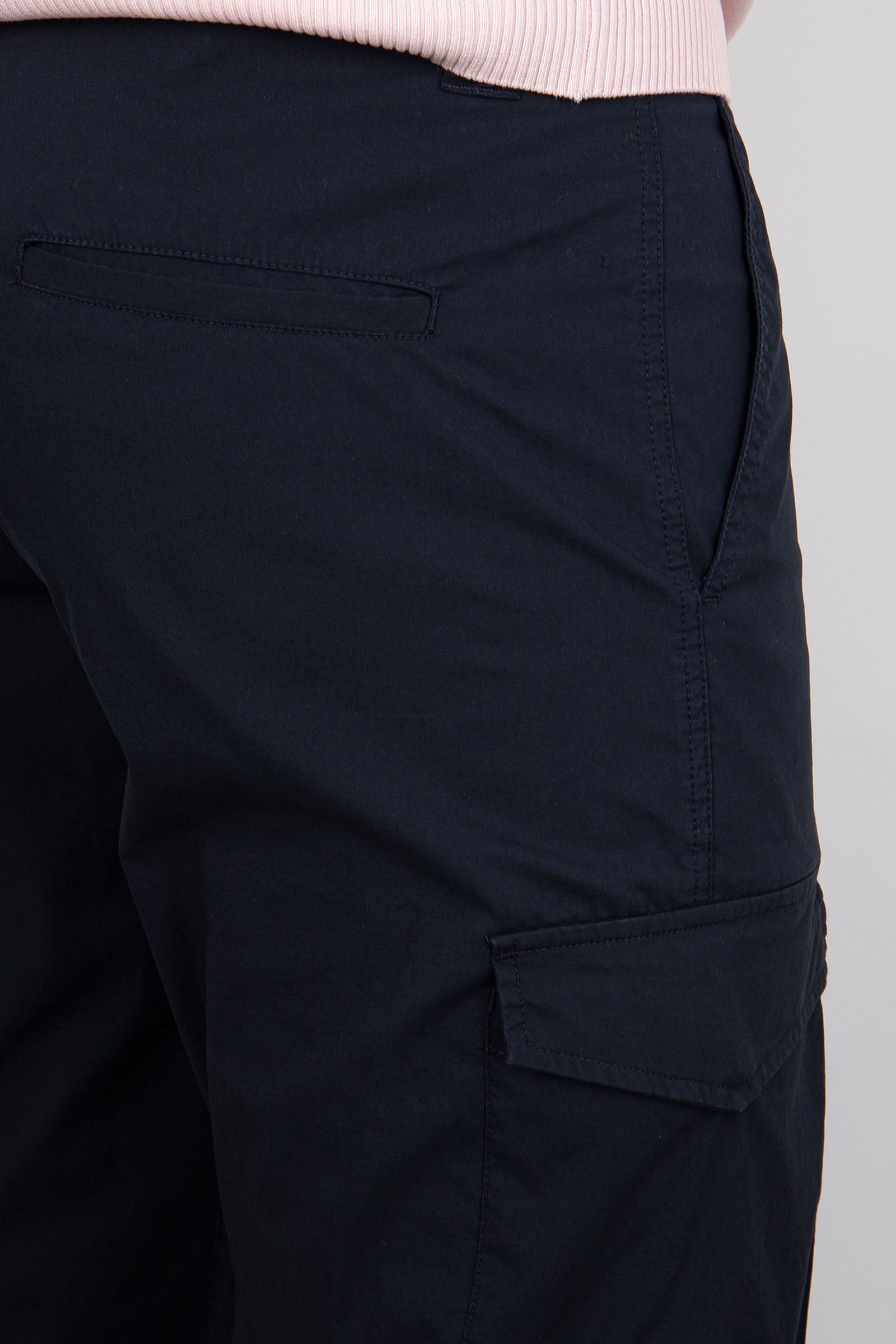 Aspesi Fieldpant Cargo Trousers Cotton/Nylon Navy Blue - 5