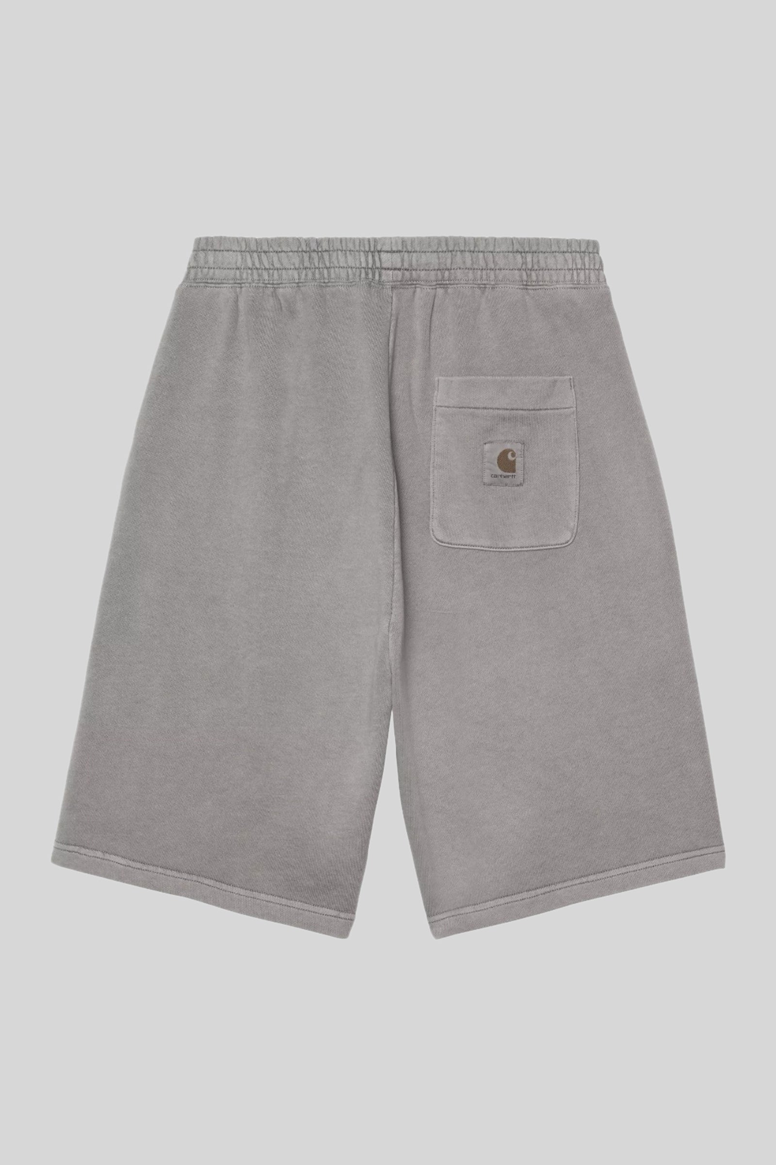 Carhartt Wip Short In Felpa Nelson Grigio Uomo - 2
