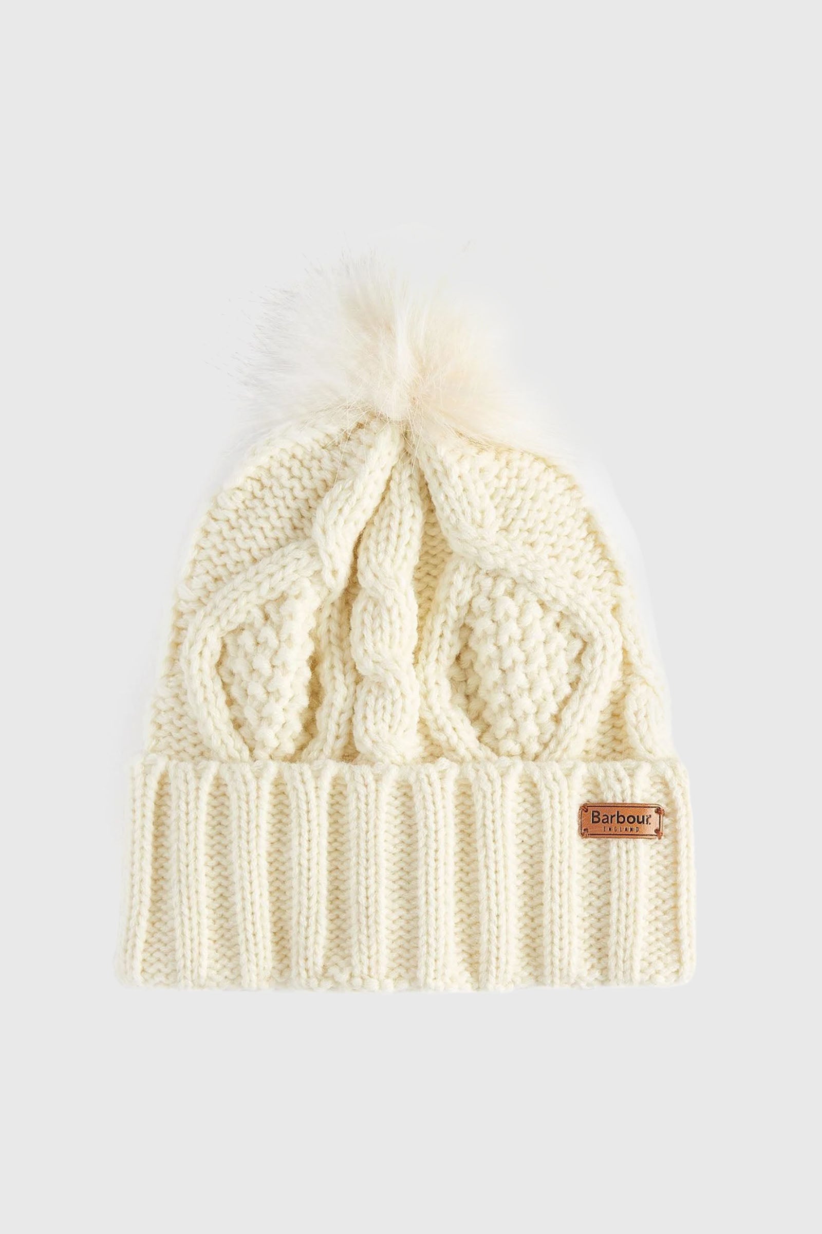 Barbour Ridley Beanie & Scarf Gift Set Crema Donna - 3