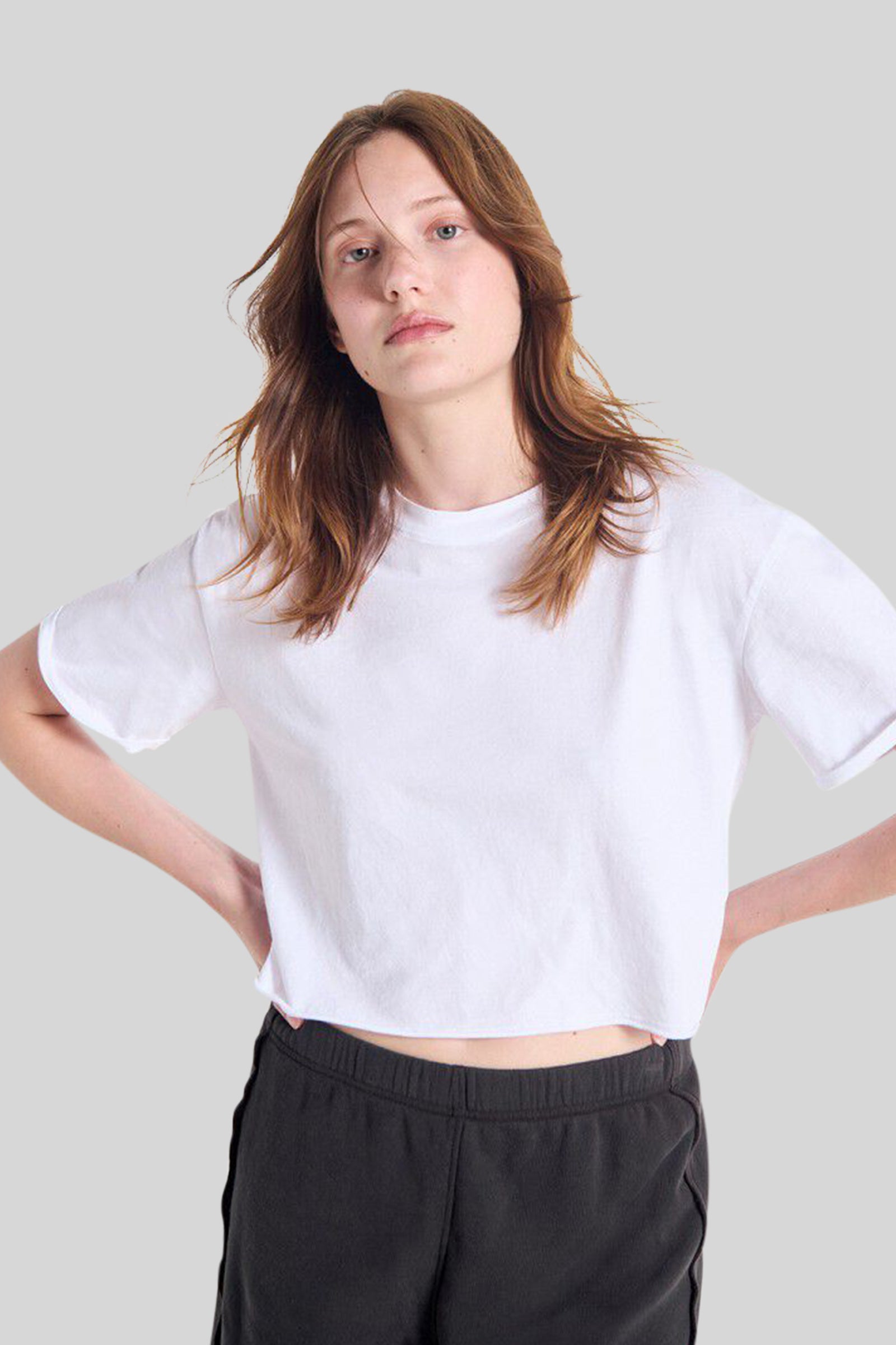 American Vintage T-shirt Apoly Bianco Donna - 1