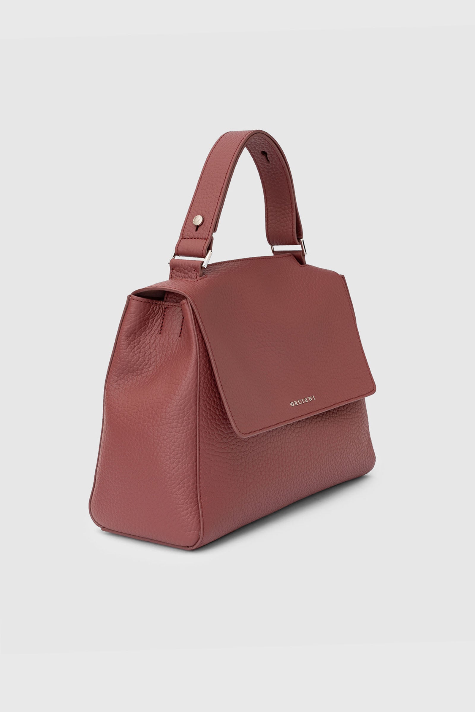 Orciani Borsa Media Sveva In Pelle Soft Amarena Donna - 2