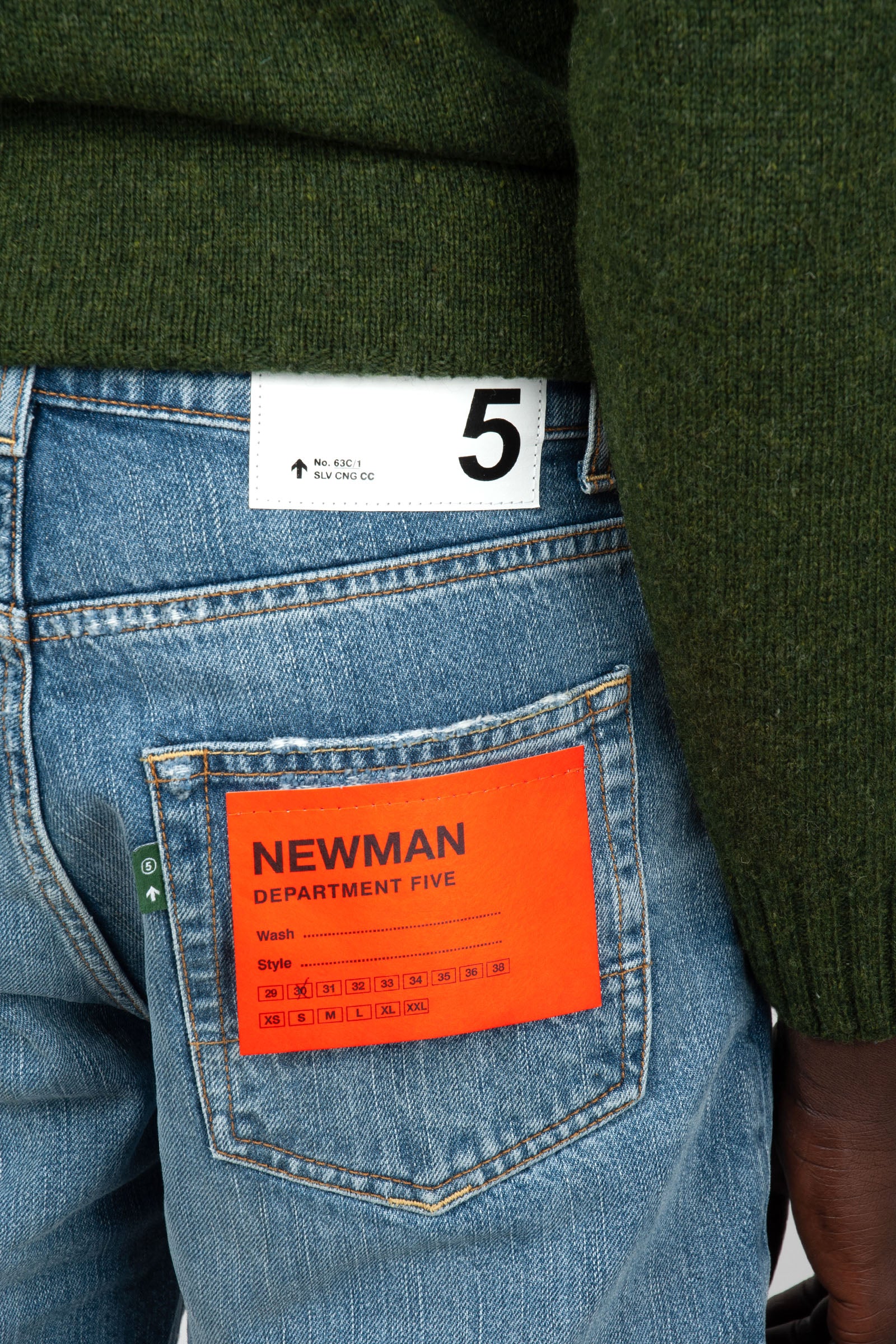 Department Five Jeans Newman Tapered Blu Chiaro Uomo - 5