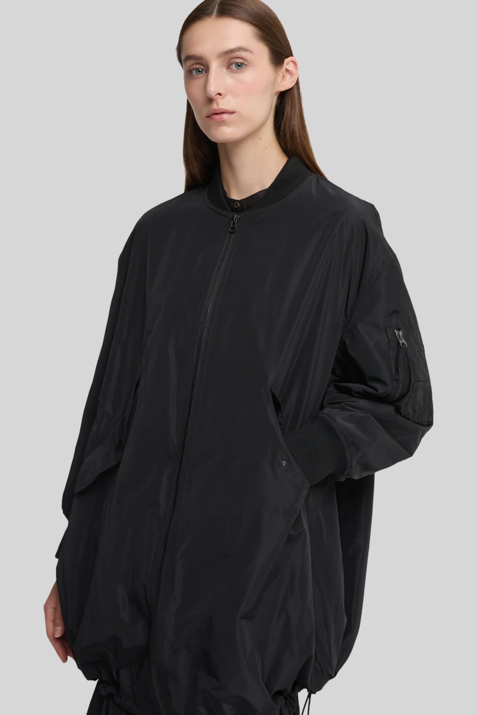 Aspesi Bomber In Tessuto Tecnico Con Ovatta Thermore® Nero Donna - 1