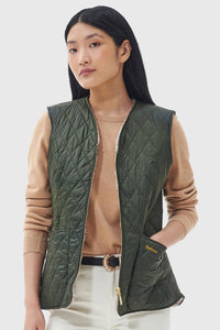 Barbour Gilet Markenfield Verde Oliva Donna barbour