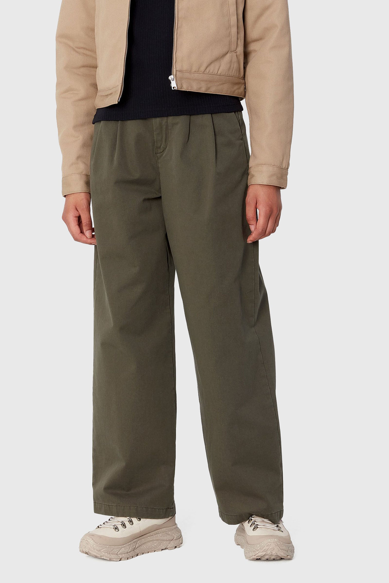 Carhartt Wip W' Leola Pant Verde Militare Donna - 3