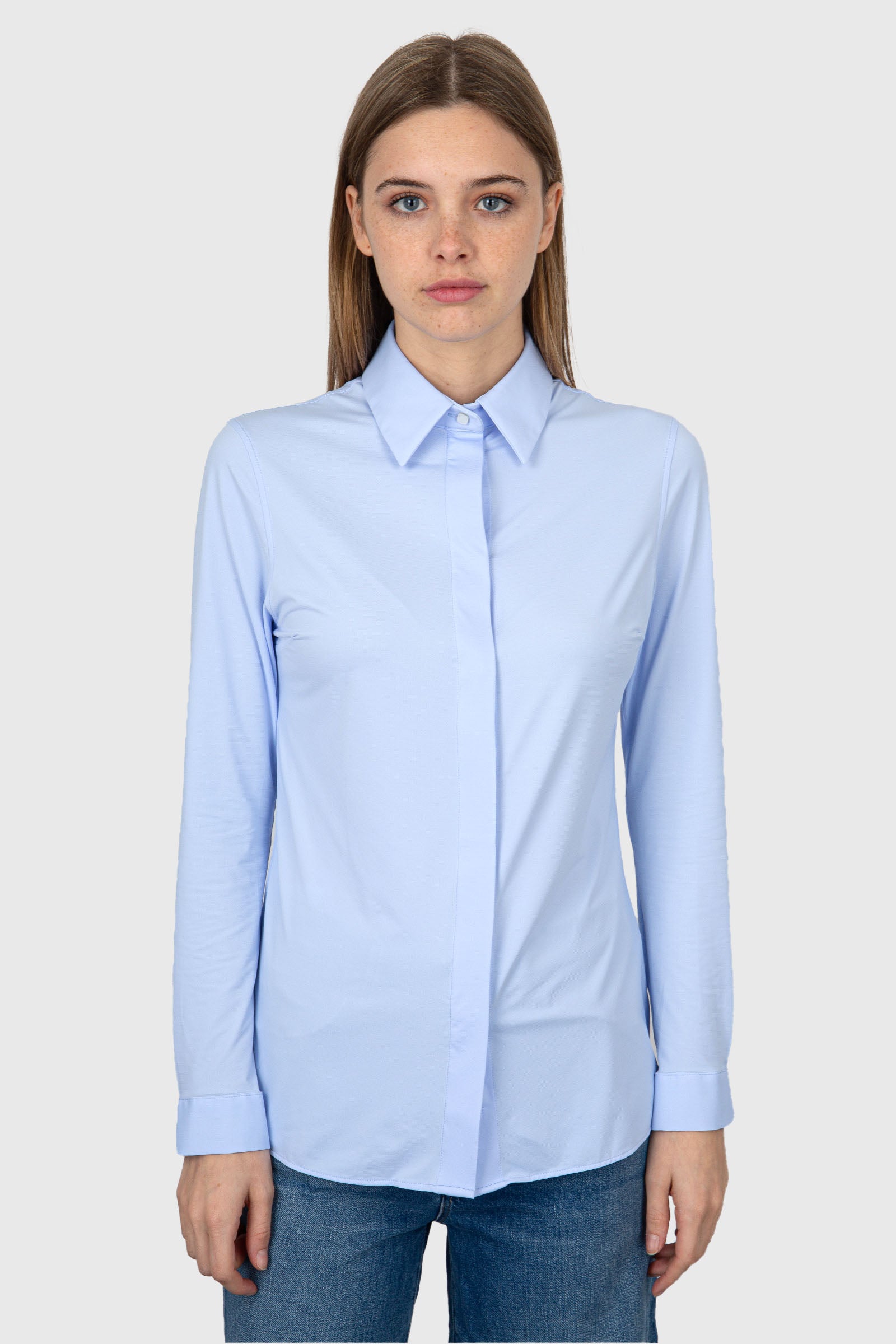 RRD Oxford Plain Shirt Synthetic Sky Blue - 5