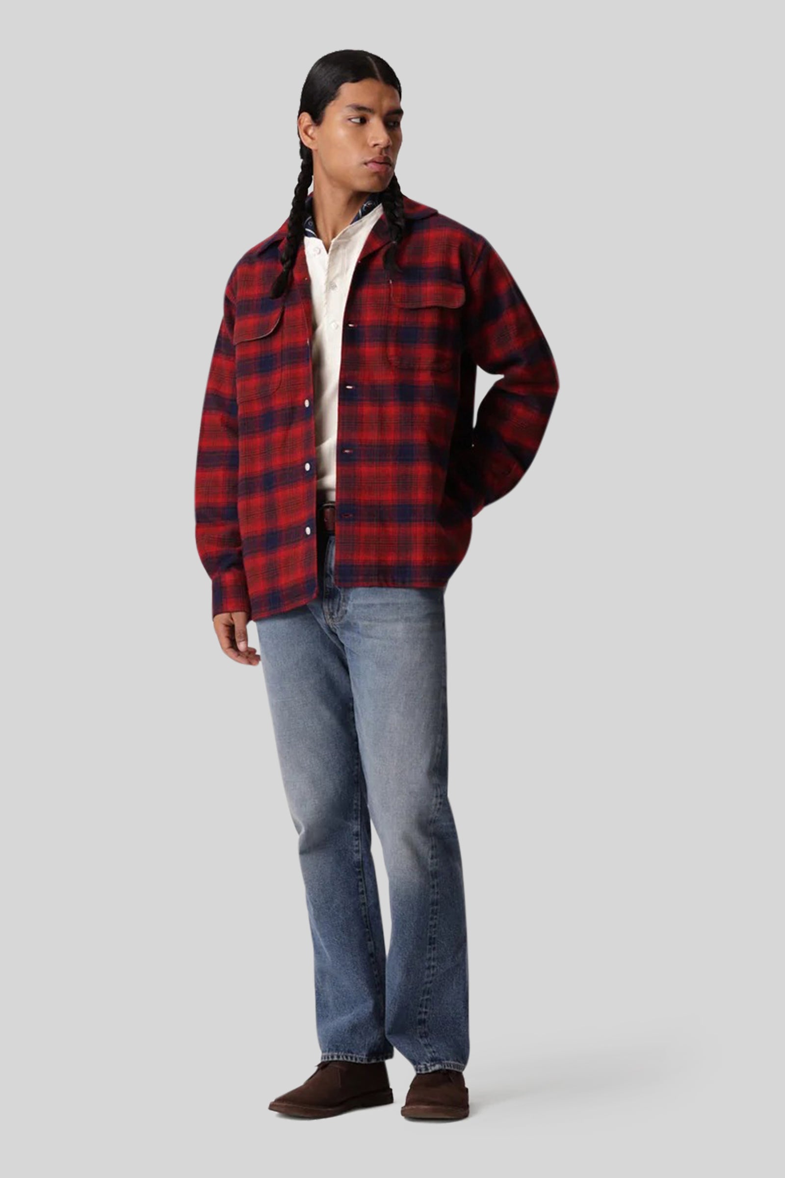 Baker Bowling Shirt In Check Cotton - 2