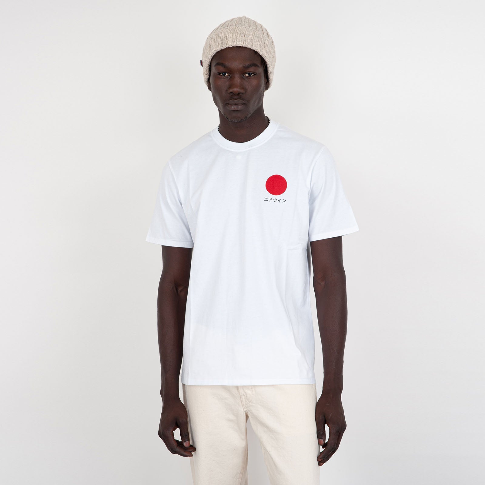 Edwin T-shirt Japanese Sun Bianco Uomo - 6