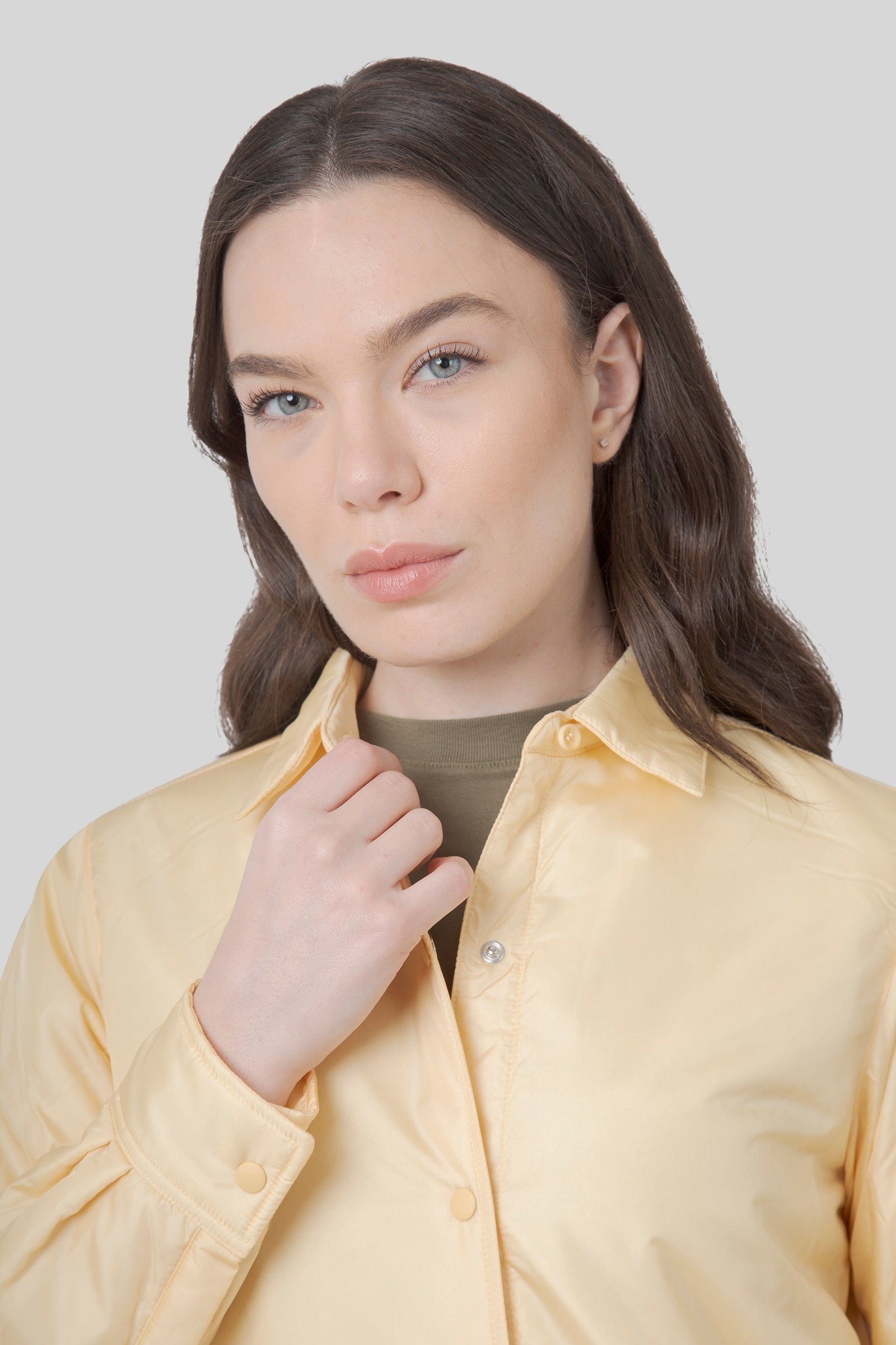 Aspesi Camicia Glue Giallo Donna - 4
