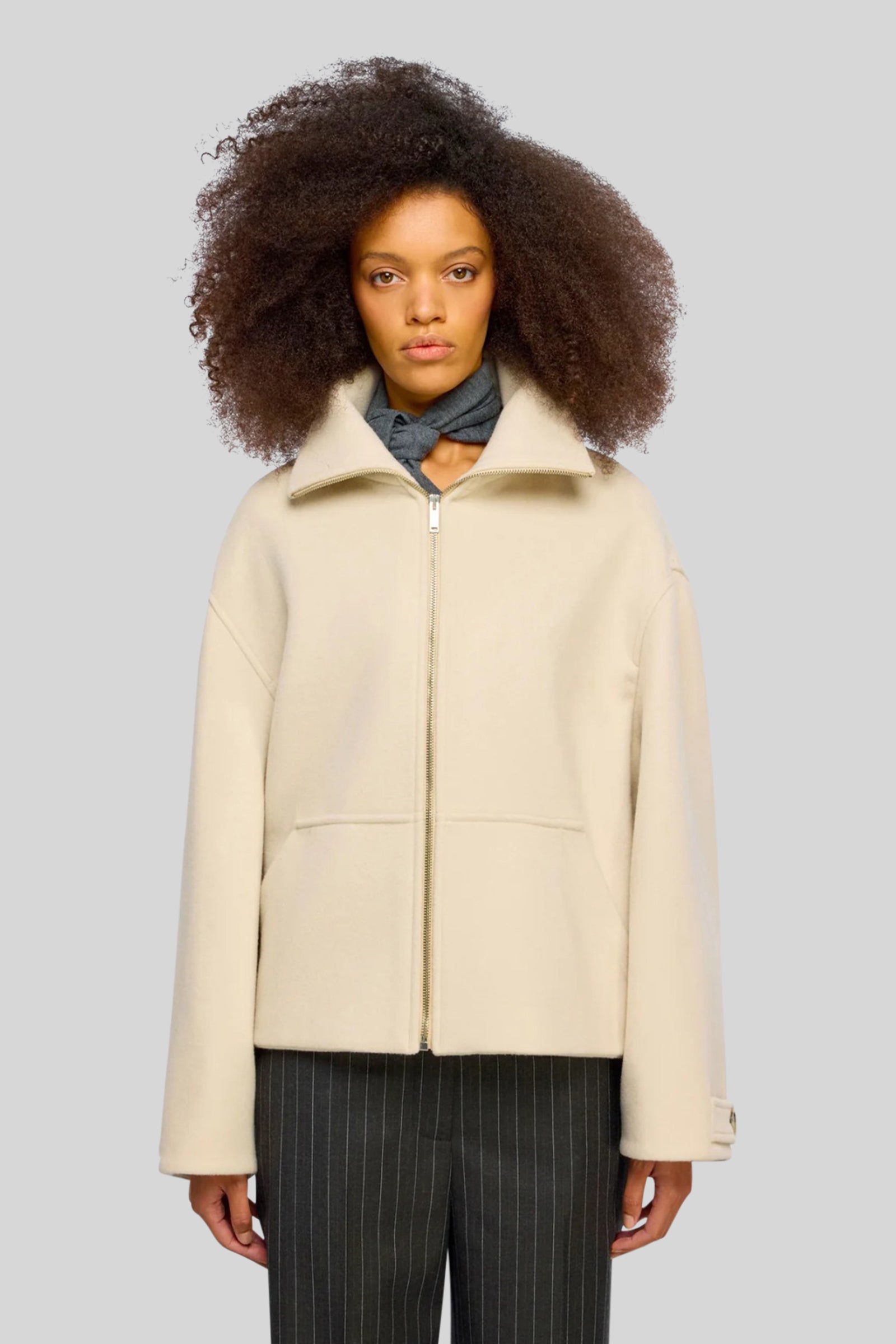 Semicouture Cappotto Jeanie Crusca Donna - 1