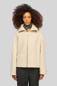 Semicouture Cappotto Jeanie Crusca Donna semicouture