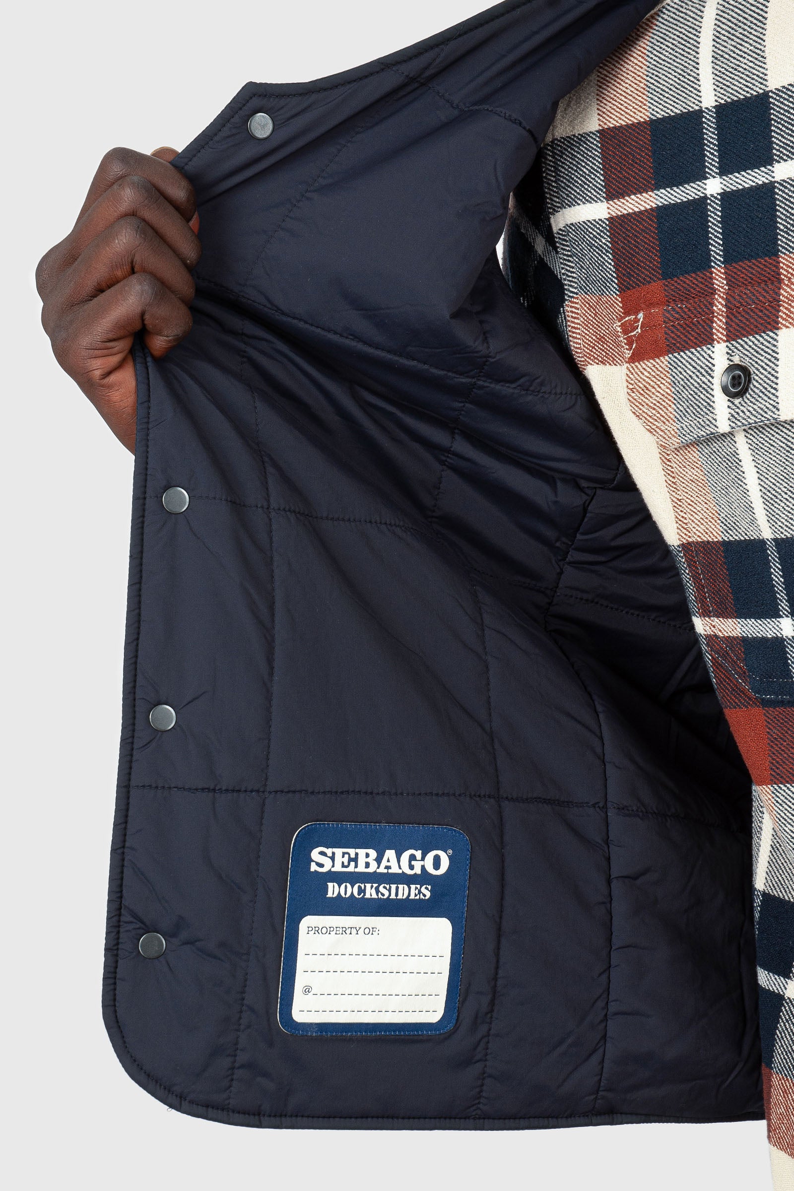 Sebago Gilet Tuckedsl Blu Uomo - 7