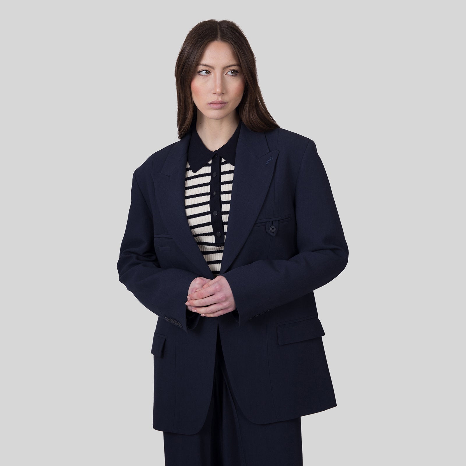 Semicouture Giacca Soledad Blu Donna - 8