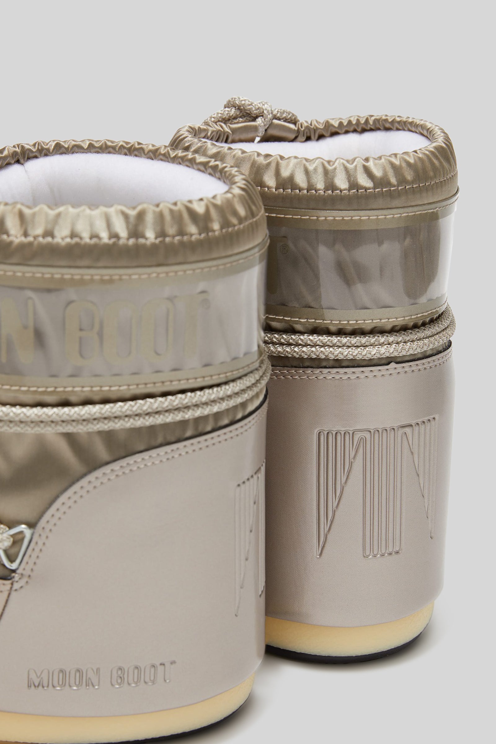 Moon Boot Icon Low Glance Platino Donna - 2