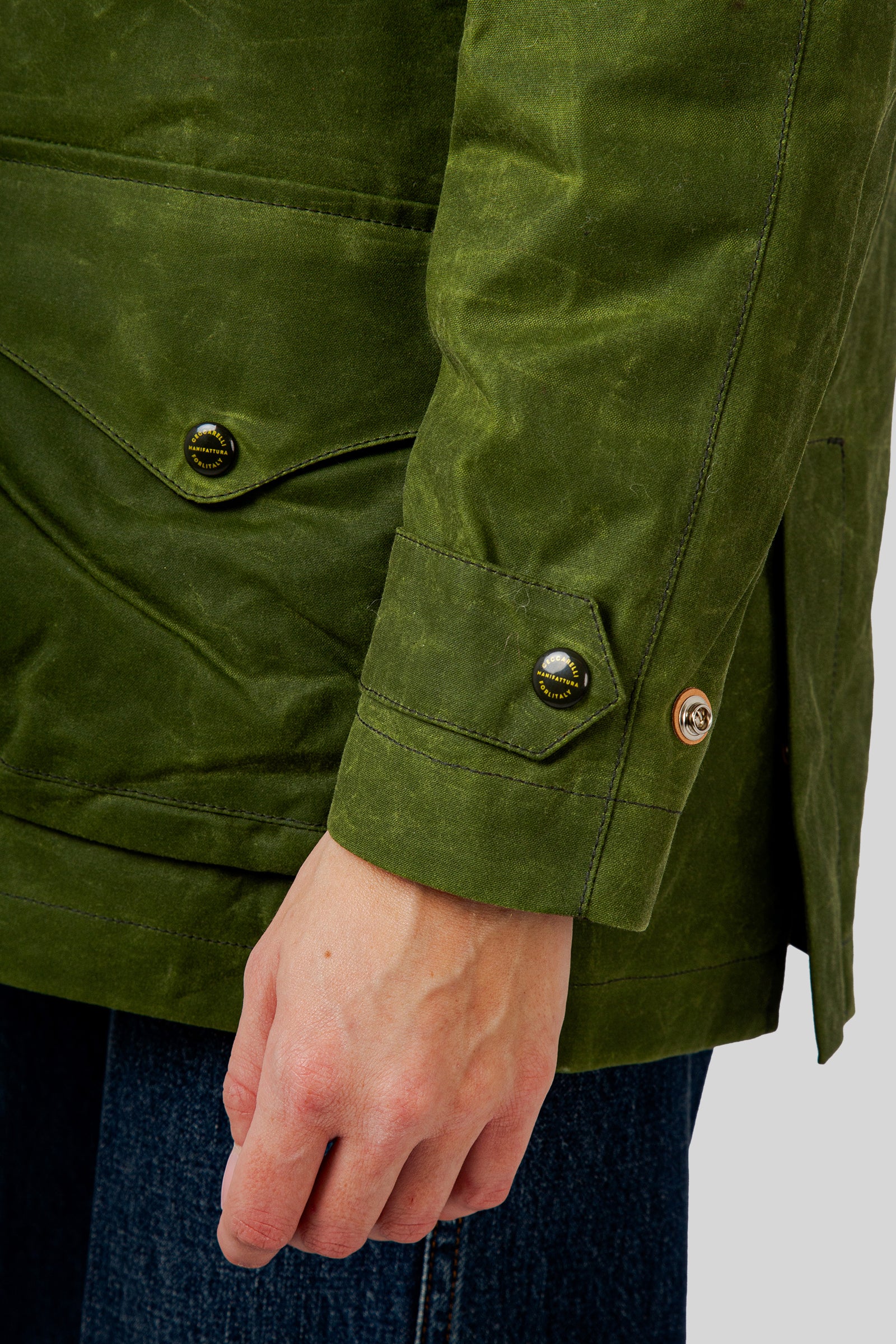 Manifattura Ceccarelli Woman Rain Caban Verde Chiaro Donna - 7