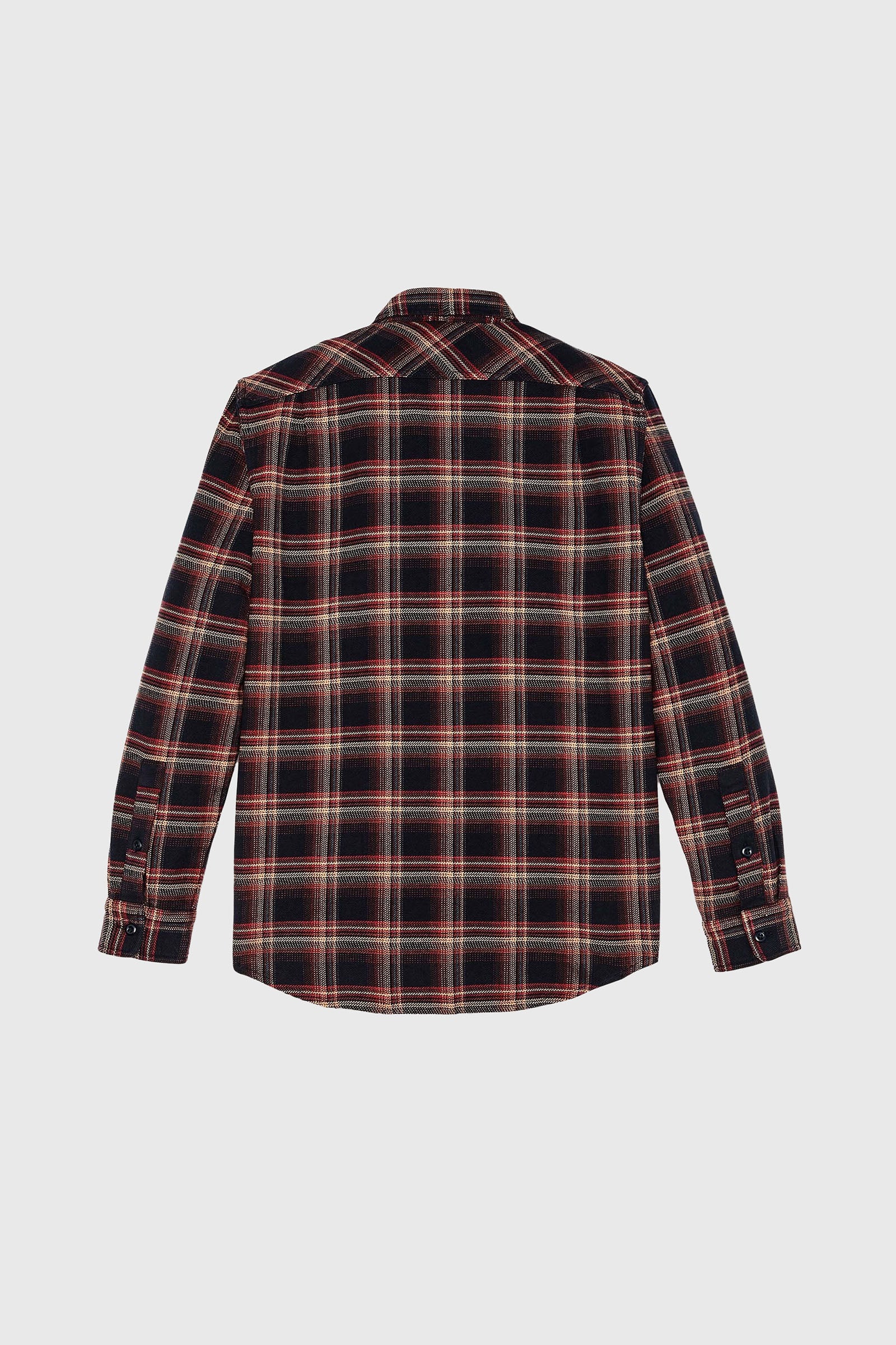 Filson Camicia Work Vintage In Flanella Nero/rosso Uomo - 3