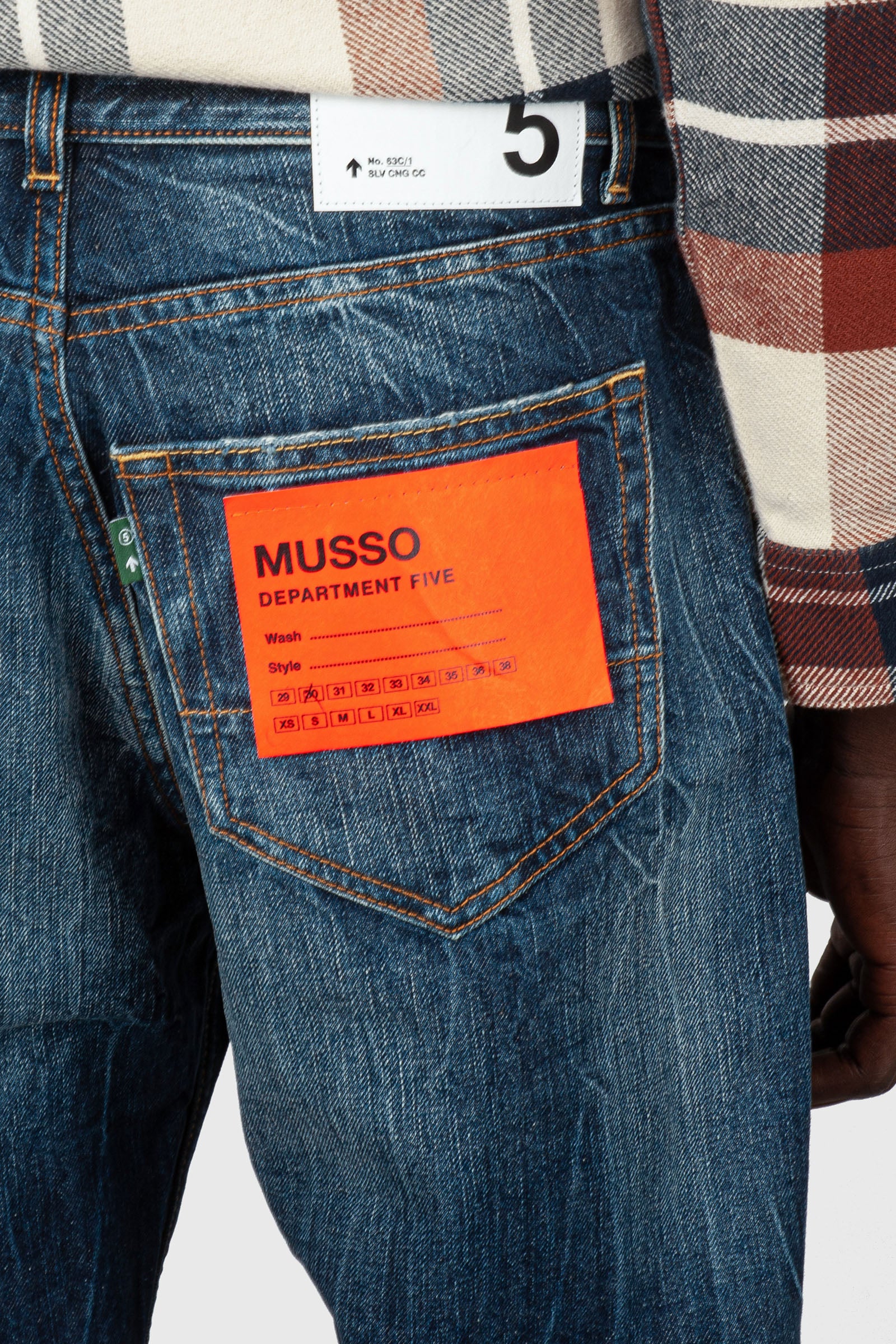 Department Five Jeans Musso Tapered Blu Medio Uomo - 5