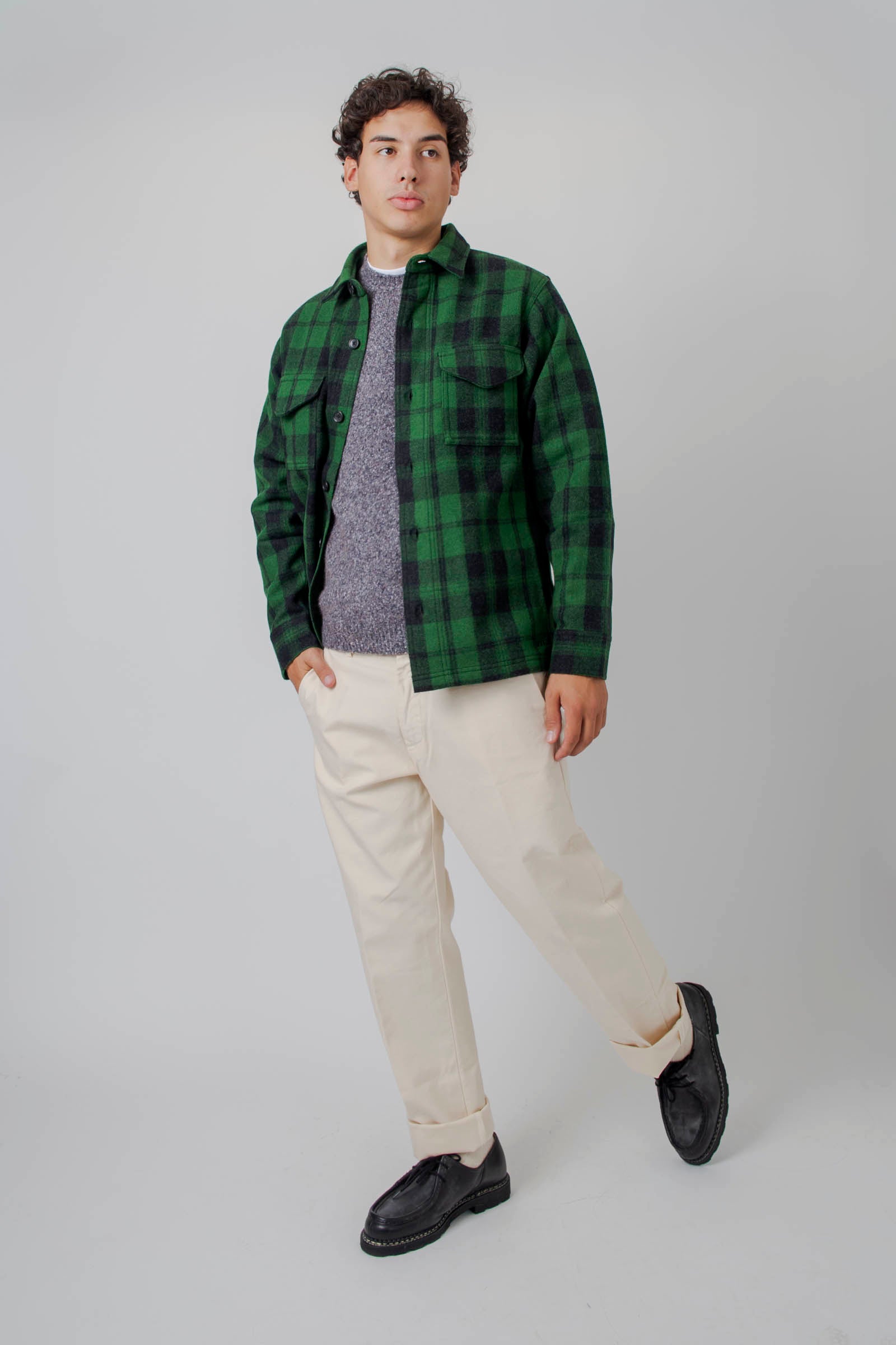 Filson Jac-shirt Verde/nero Uomo - 8