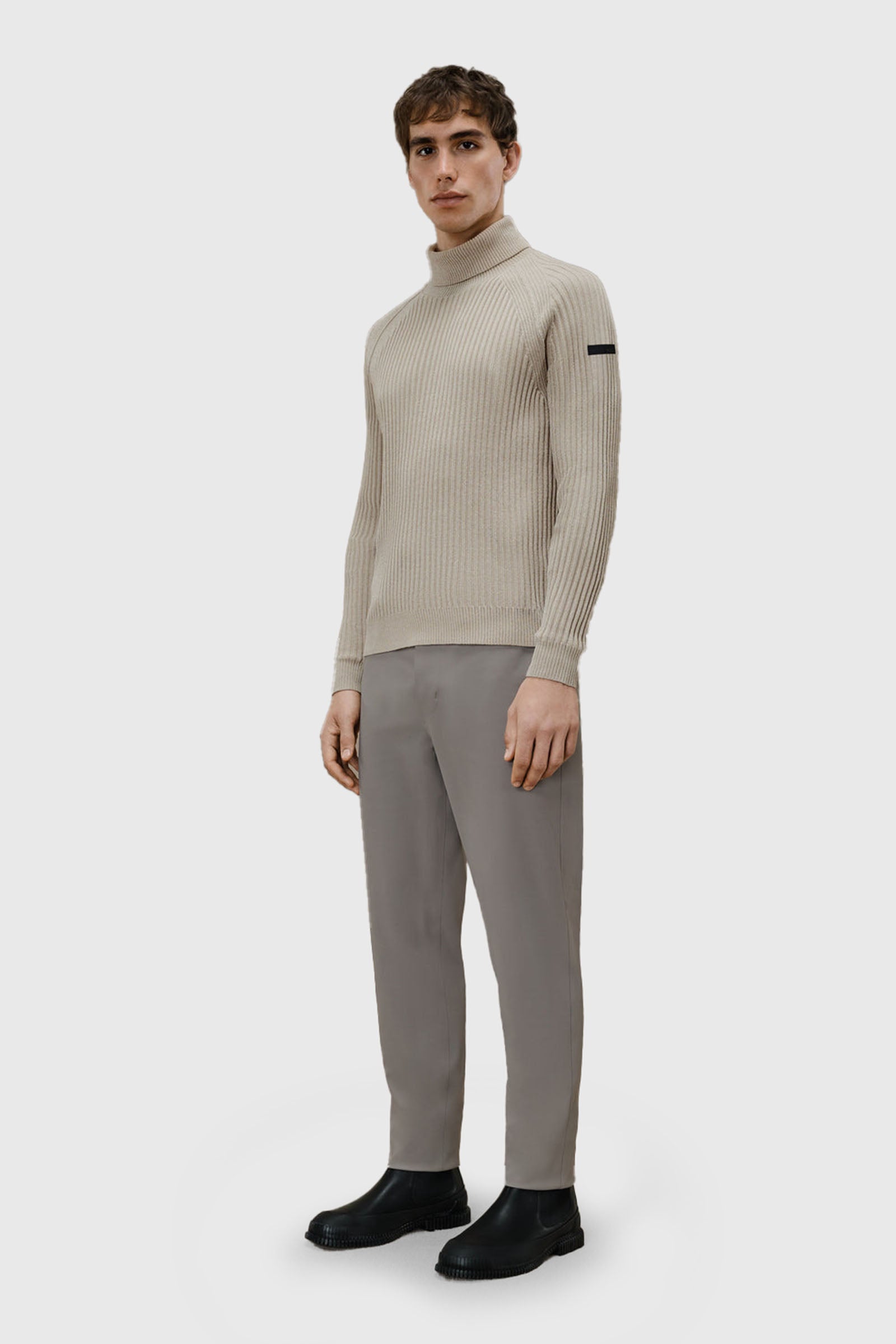 Rrd Maglia Velvet Rave Turtleneck Sabbia Uomo - 4