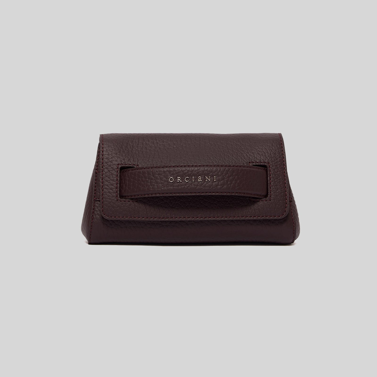 Orciani Clutch Gossip Xs Pelle Soft Bordeaux Donna - 4