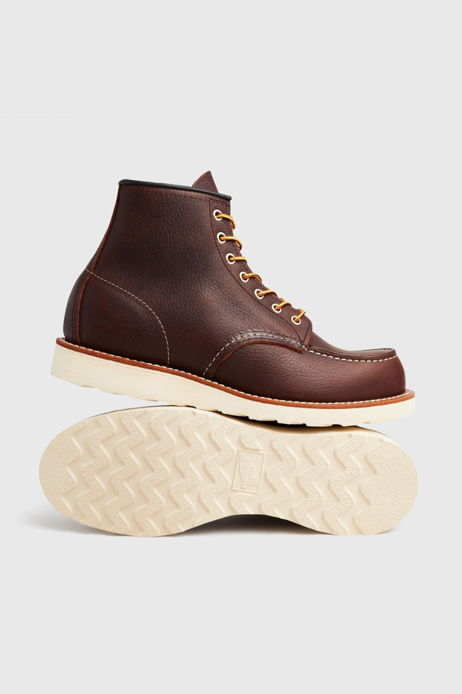 Red Wing Stivaletto 6-inch Classic Moc Toe In Briar Oil-slick Marrone Uomo - 4