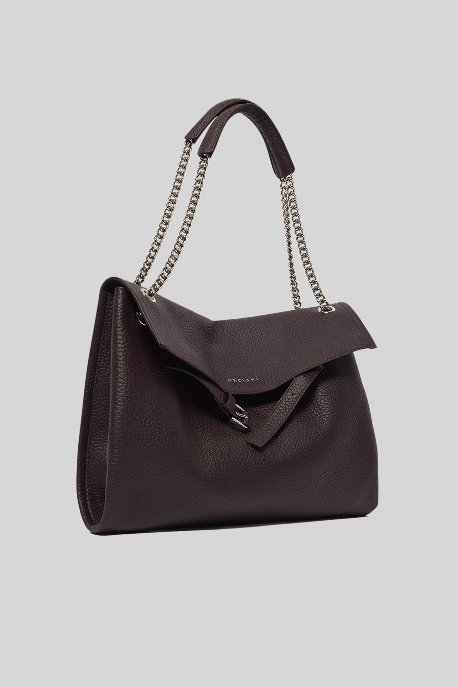 Orciani Borsa Venus Midi A Spalla In Pelle Soft Bordeaux Donna - 2