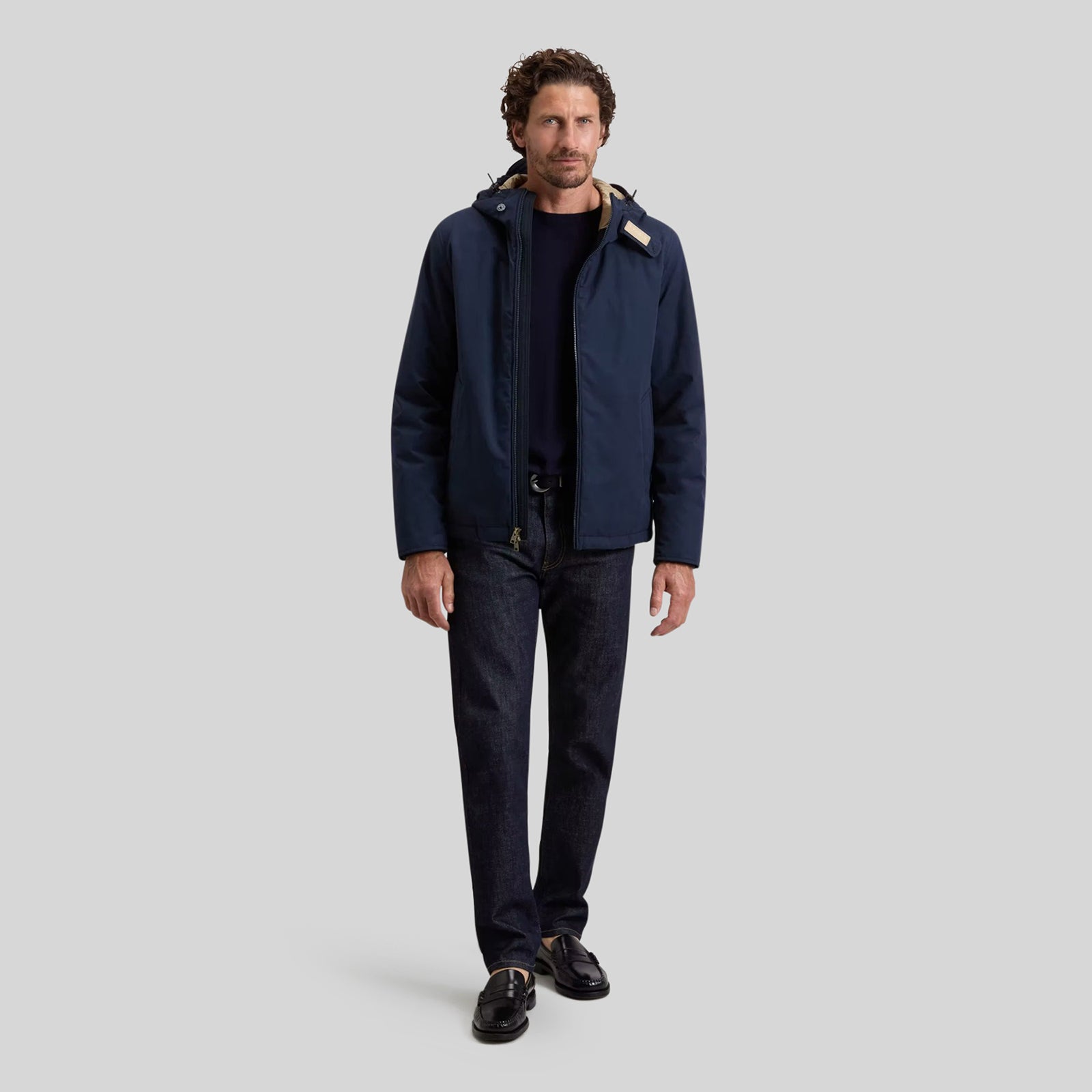 Woolrich Mountain Cloth Pacific Jacket Blu Uomo - 7