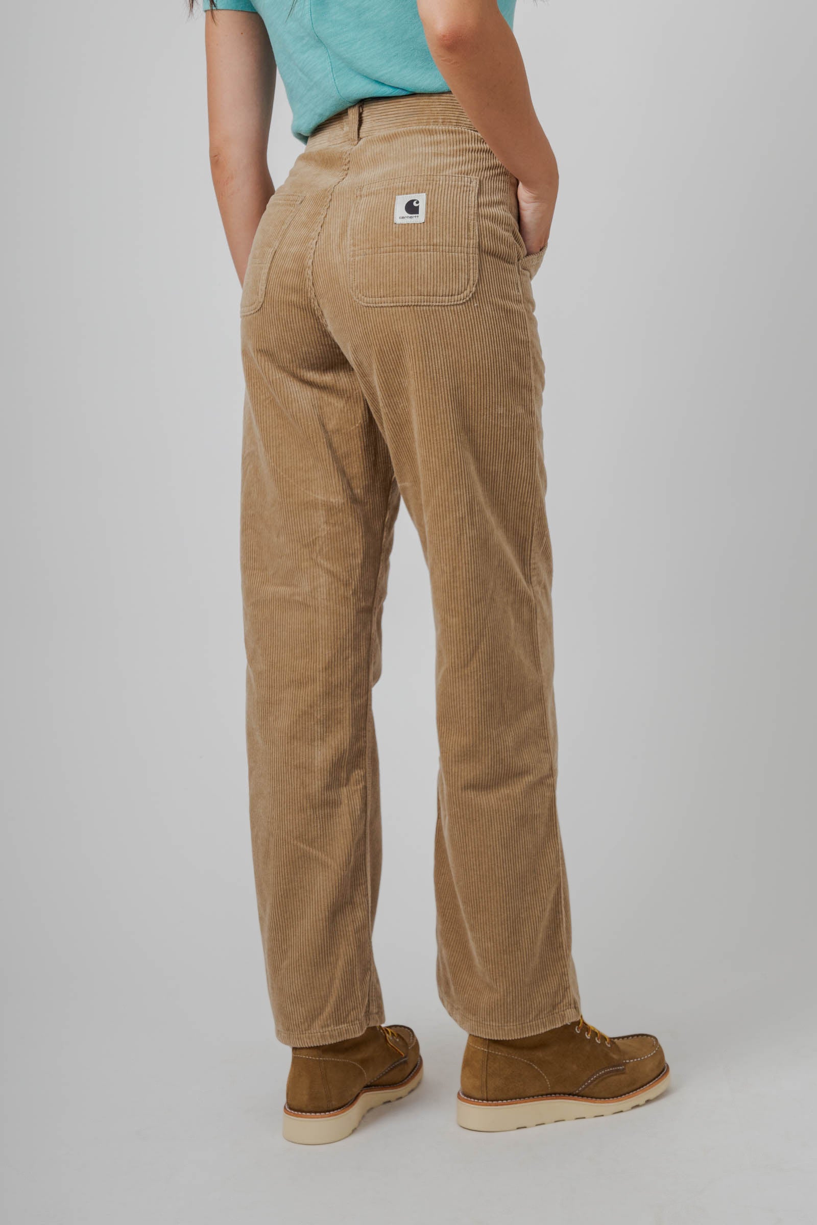 Carhartt Wip W' Simple Pant Corduroy Beige Donna - 4