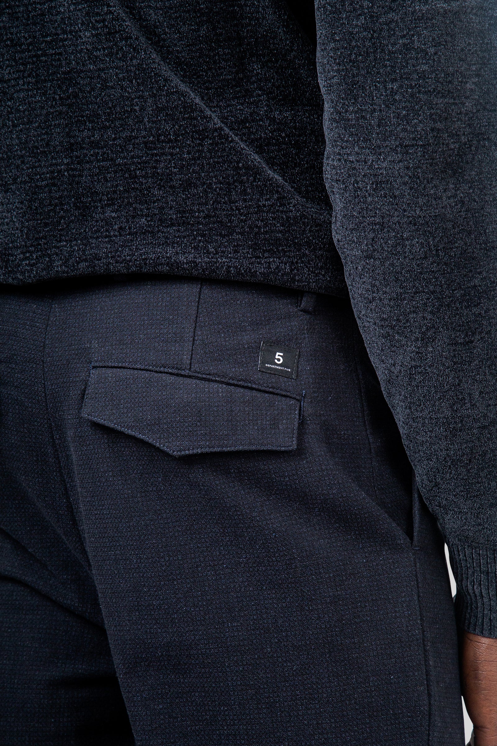 Department Five Pantalone Prince Slim Blu Navy Uomo - 2