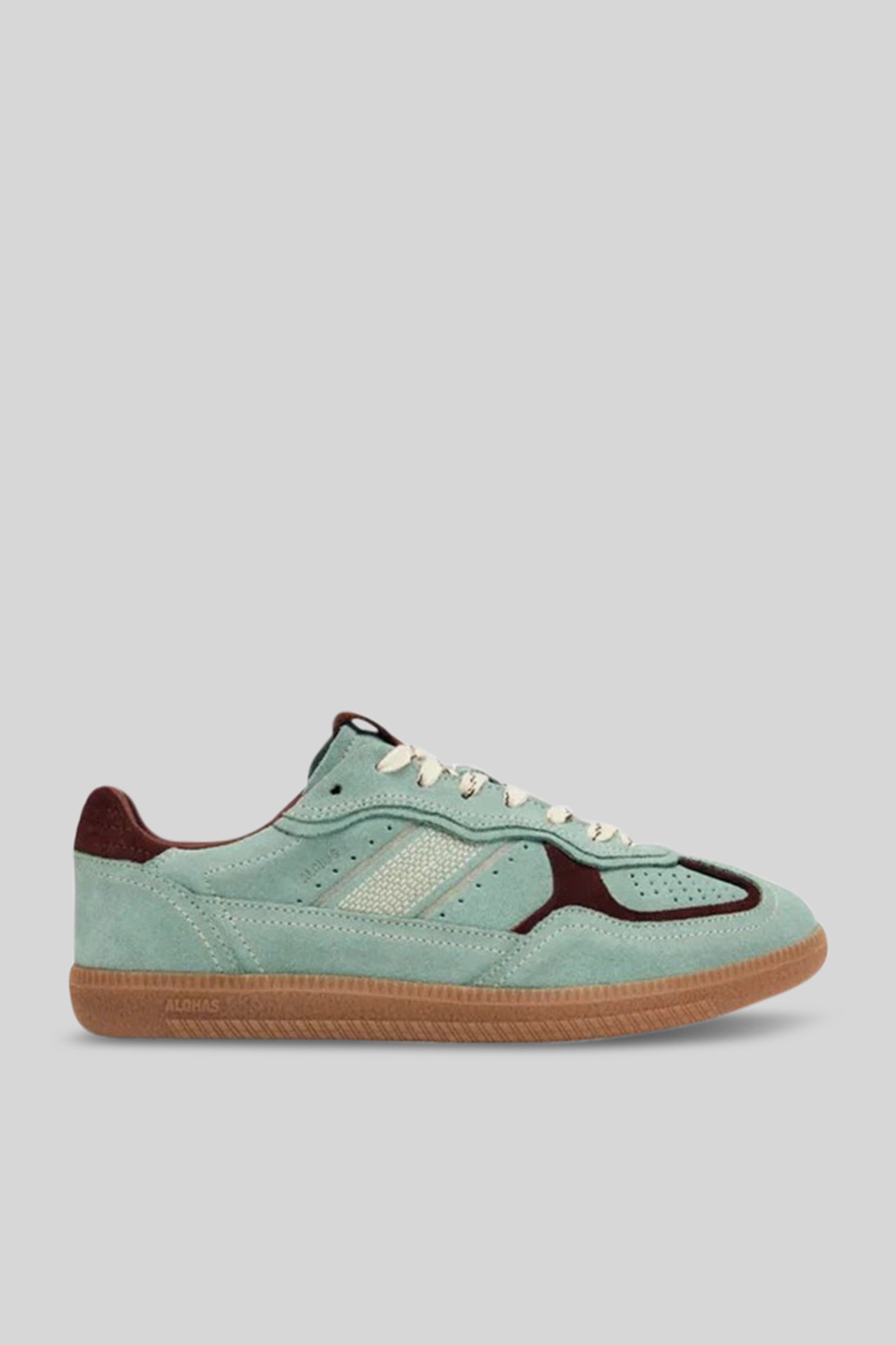 Alohas Sneaker Tb.490 Rife In Pelle Verde Acqua Donna - 1