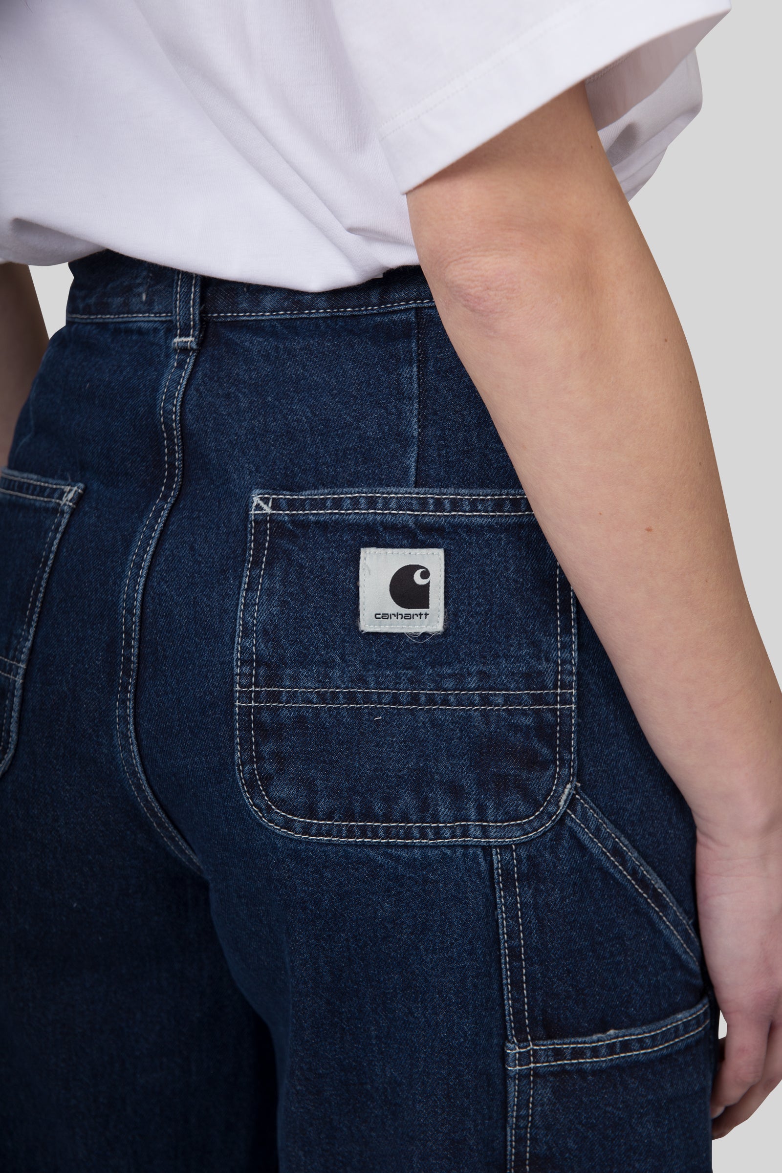 Carhartt Wip W' Jens Pant Blu Medio Donna - 6