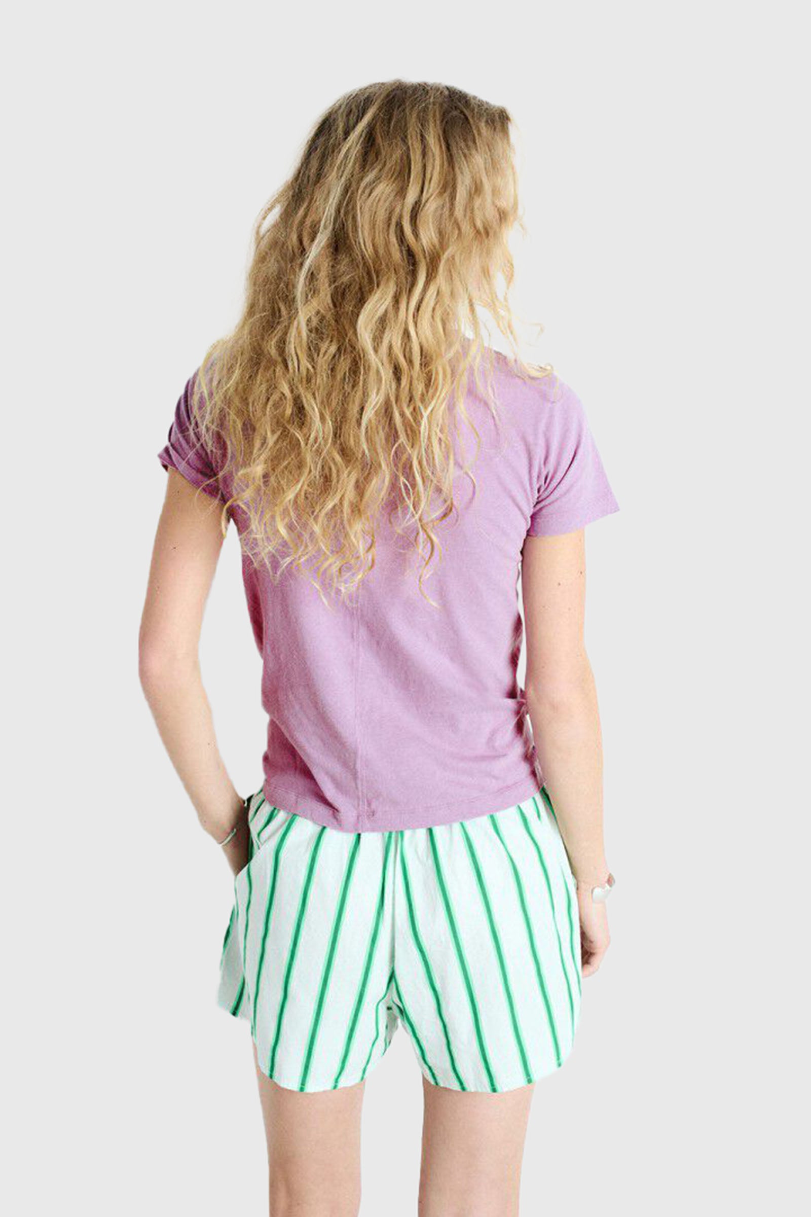 American Vintage T-shirt Gamipy Lilla Donna - 3
